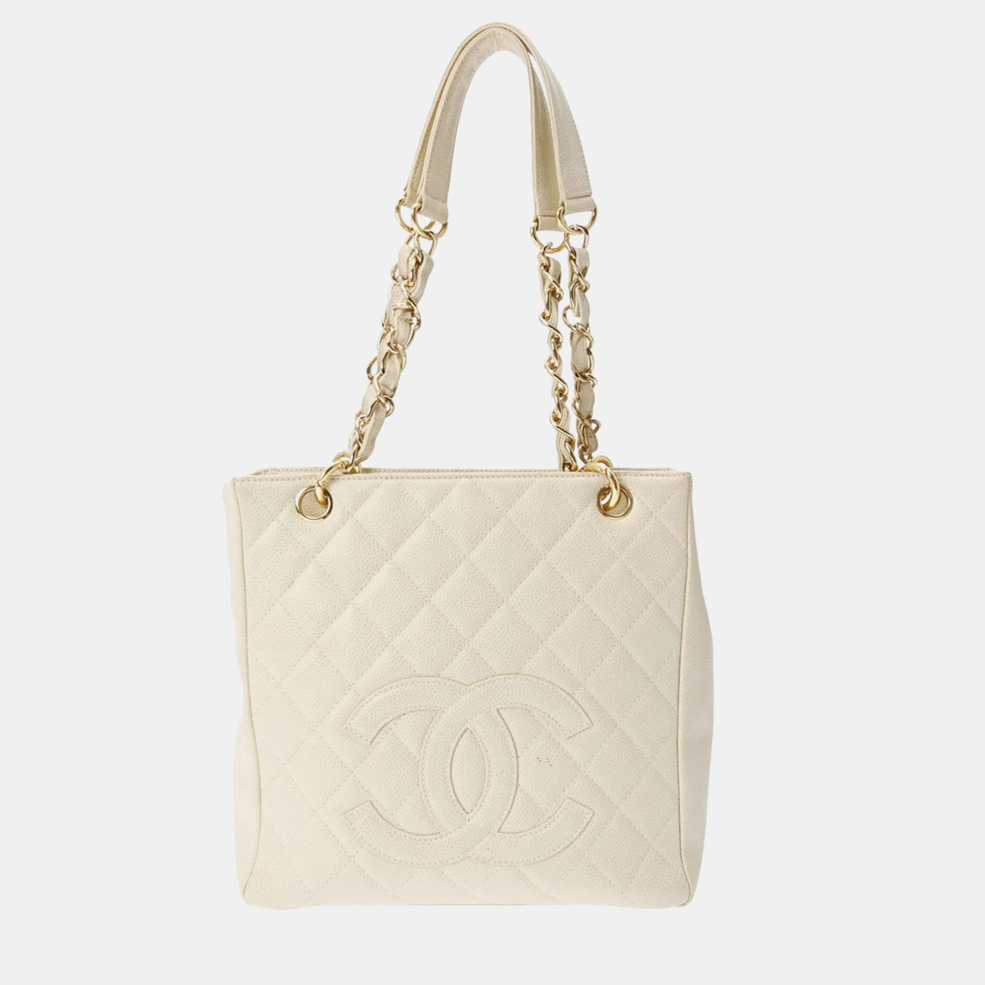 

Chanel Beige Caviar Petit Leather GST Totes