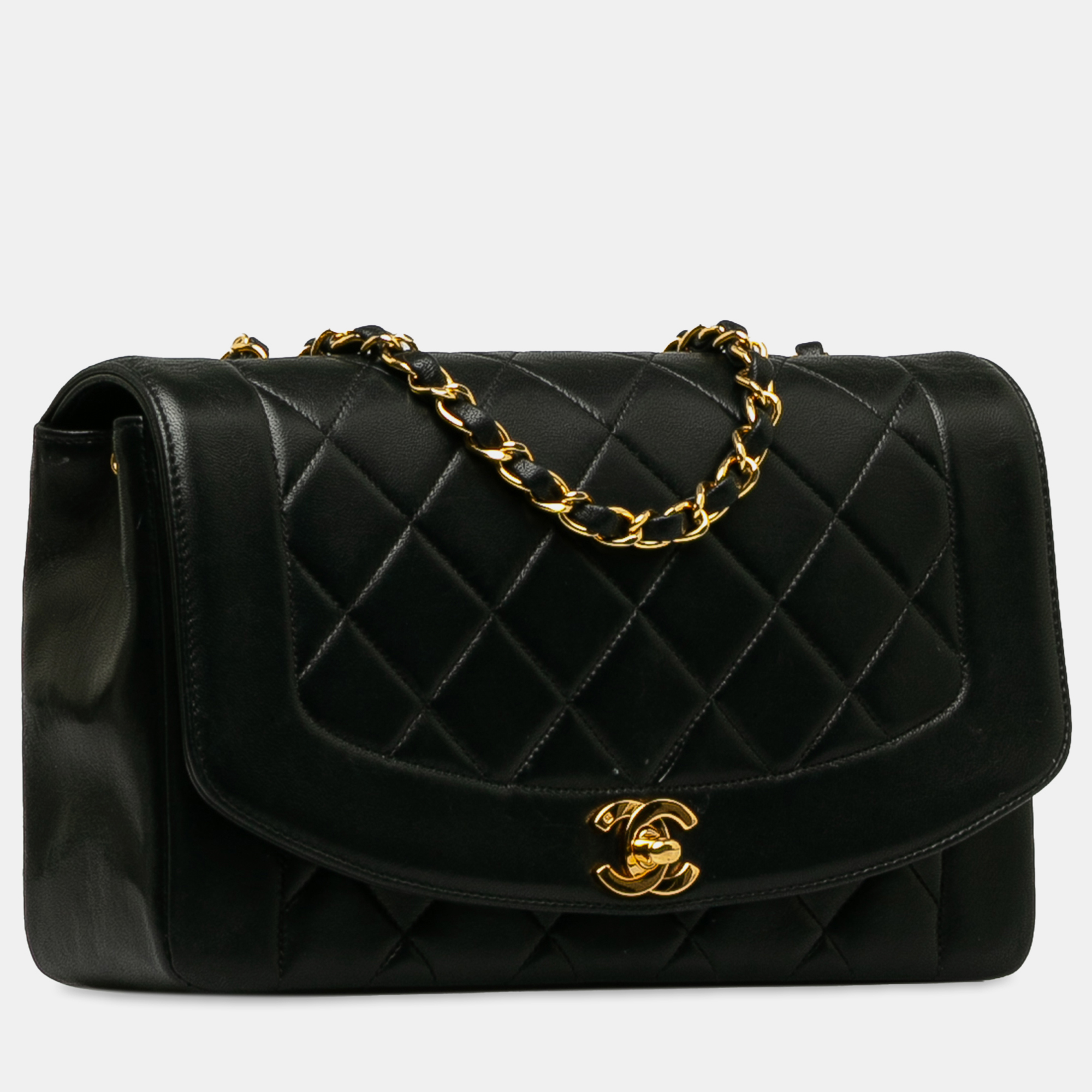 

Chanel Small Diana Flap Crossbody Bag, Black