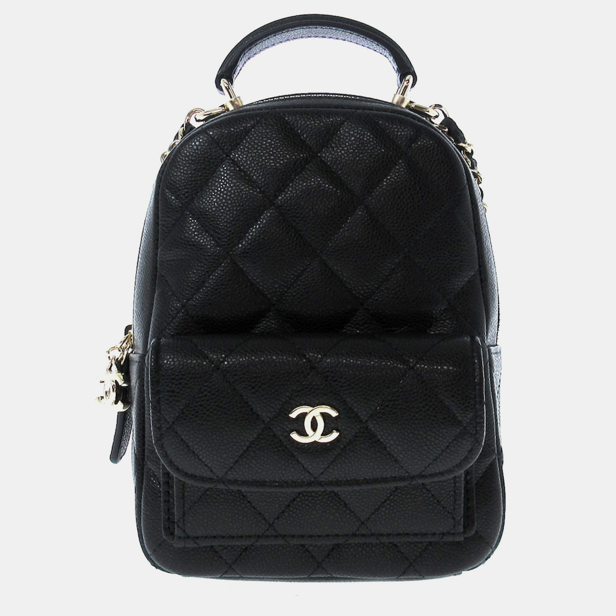 

Chanel Black Leather backpack