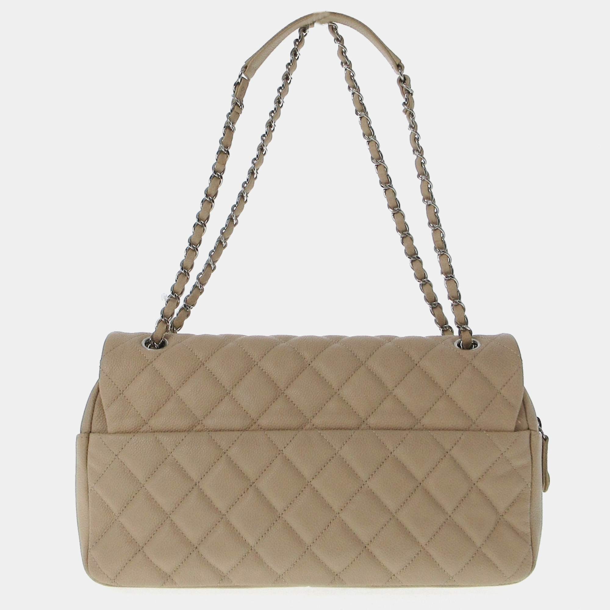 

Chanel Beige Leather Flap bag