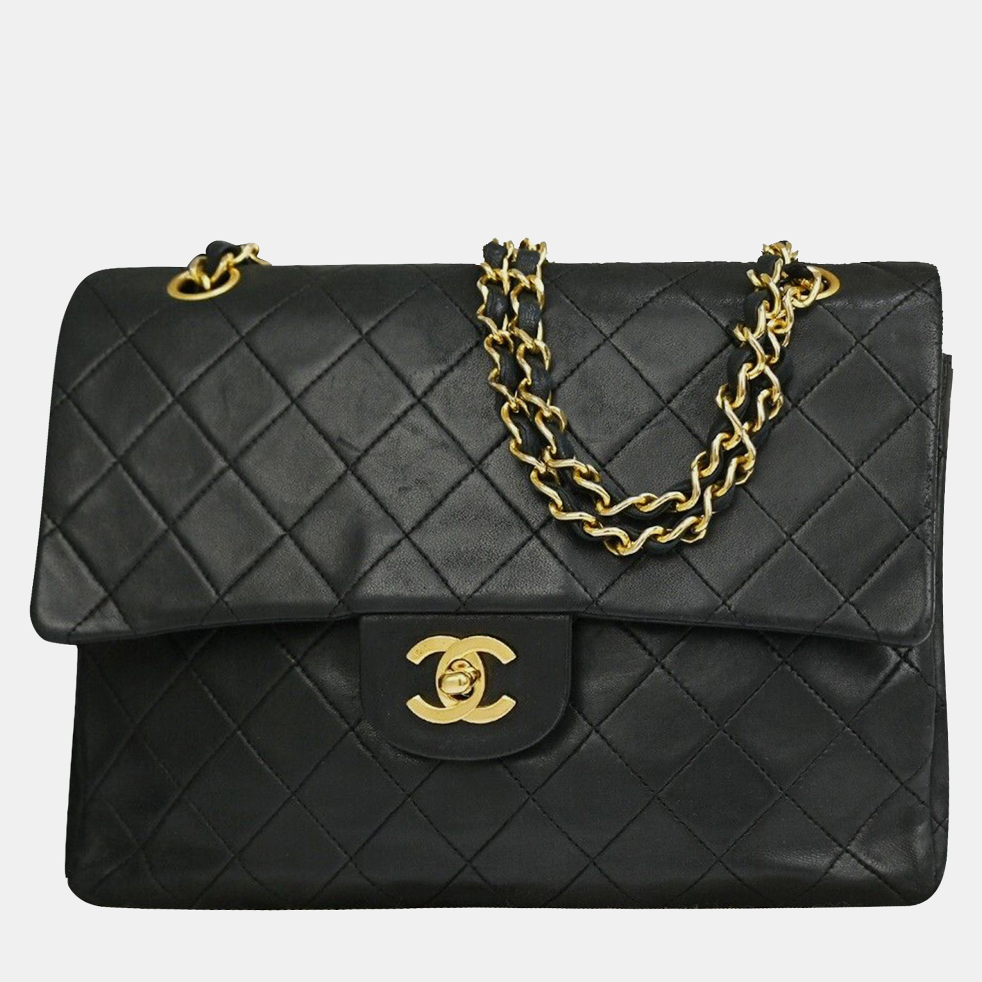

Chanel Black Quilted Leather Classic Double Flap Bag