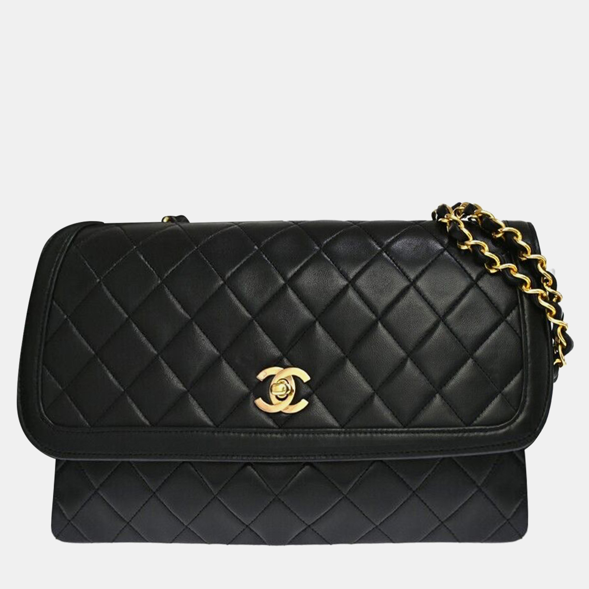 Pre-owned Chanel Black Leather Mademoiselle Bag
