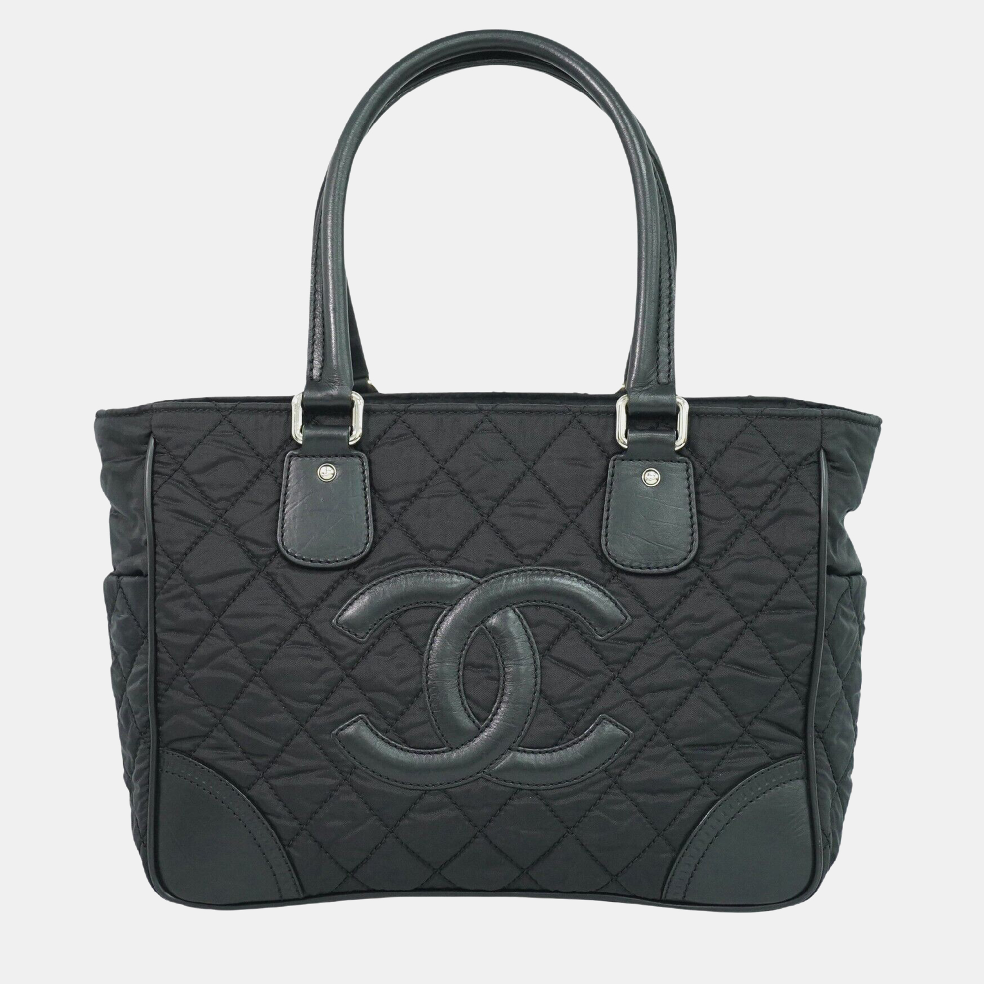 

Chanel Black Synthetic Paris-New York Timeless Tote
