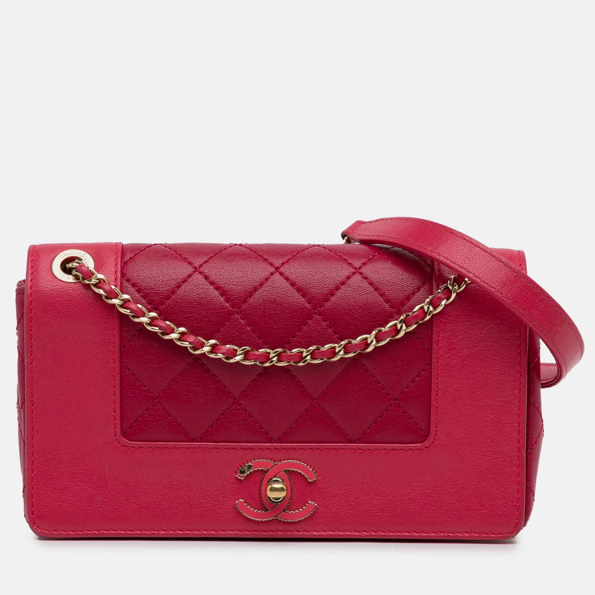 

Chanel Small Sheepskin Vintage Mademoiselle Flap, Red