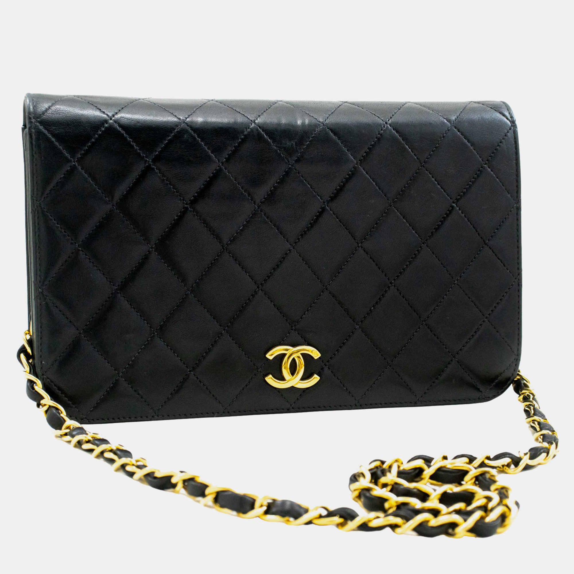 

Chanel Black Leather Flap Bag