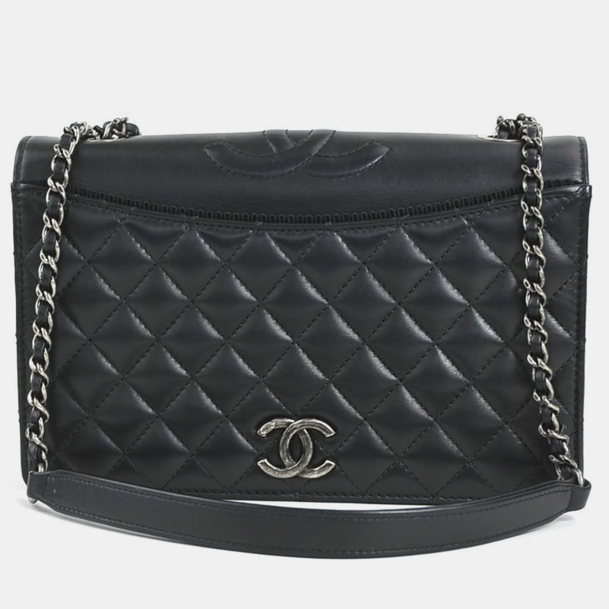 

Chanel Black Quilted Lambskin Small Ballerine Flap Bag