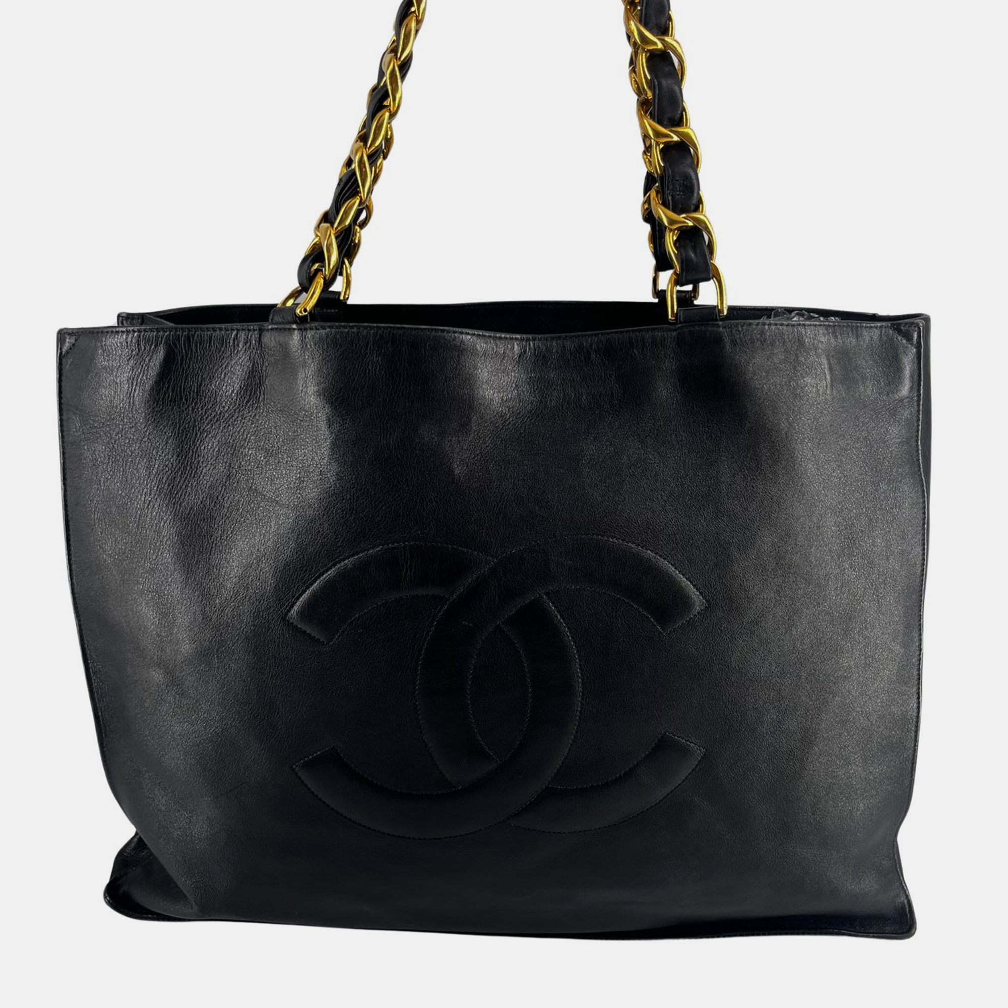 

Chanel Black Leather  GST Tote