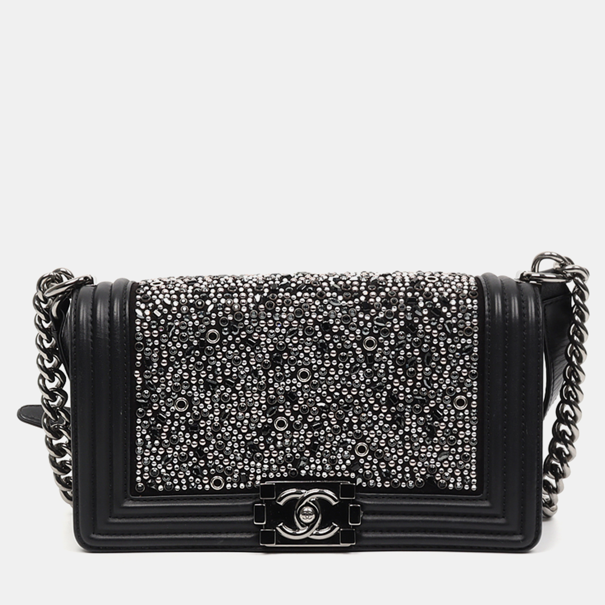 

Chanel Boy Bag Medium Crossbody Bag, Black