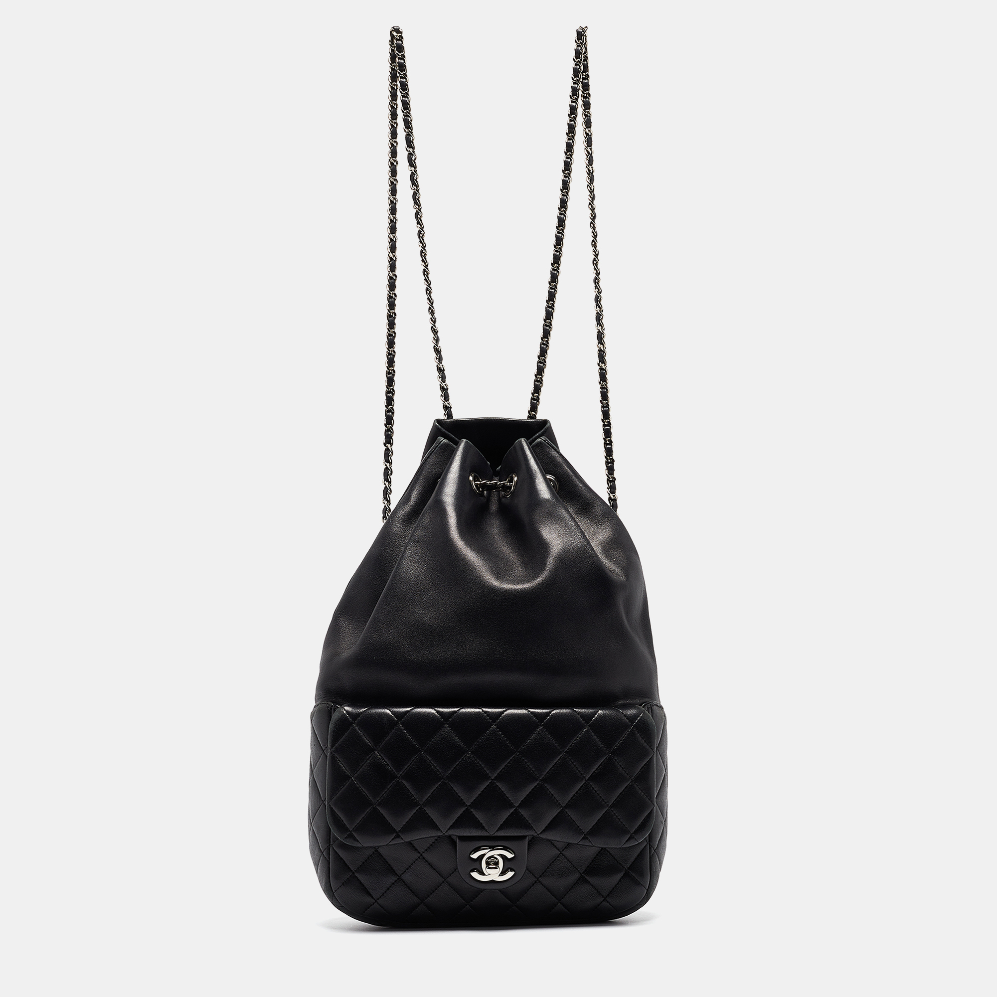 

Chanel Black Quilted Leather Seoul Backpack