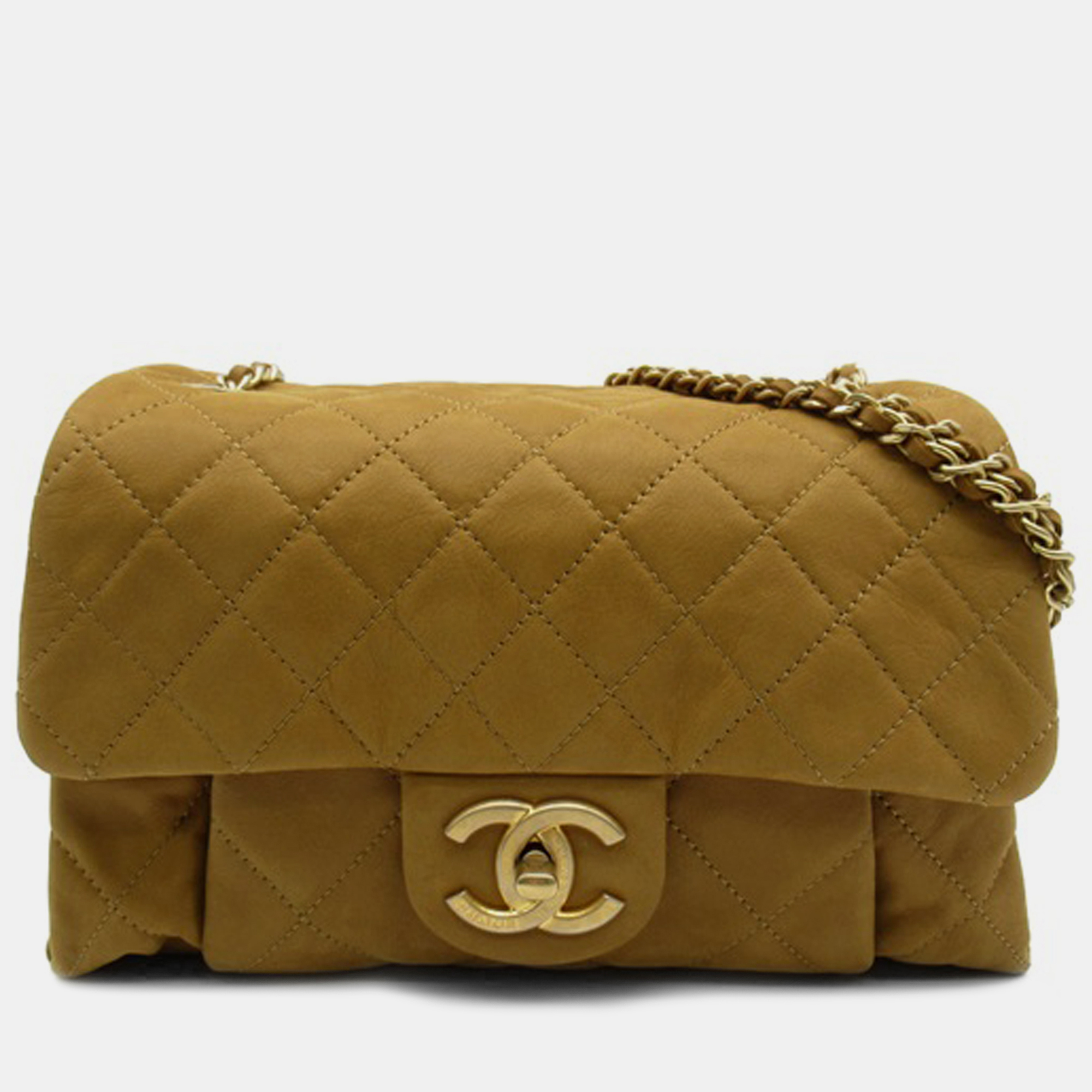 

Chanel Medium Calfskin Chic Quilt Flap, Brown