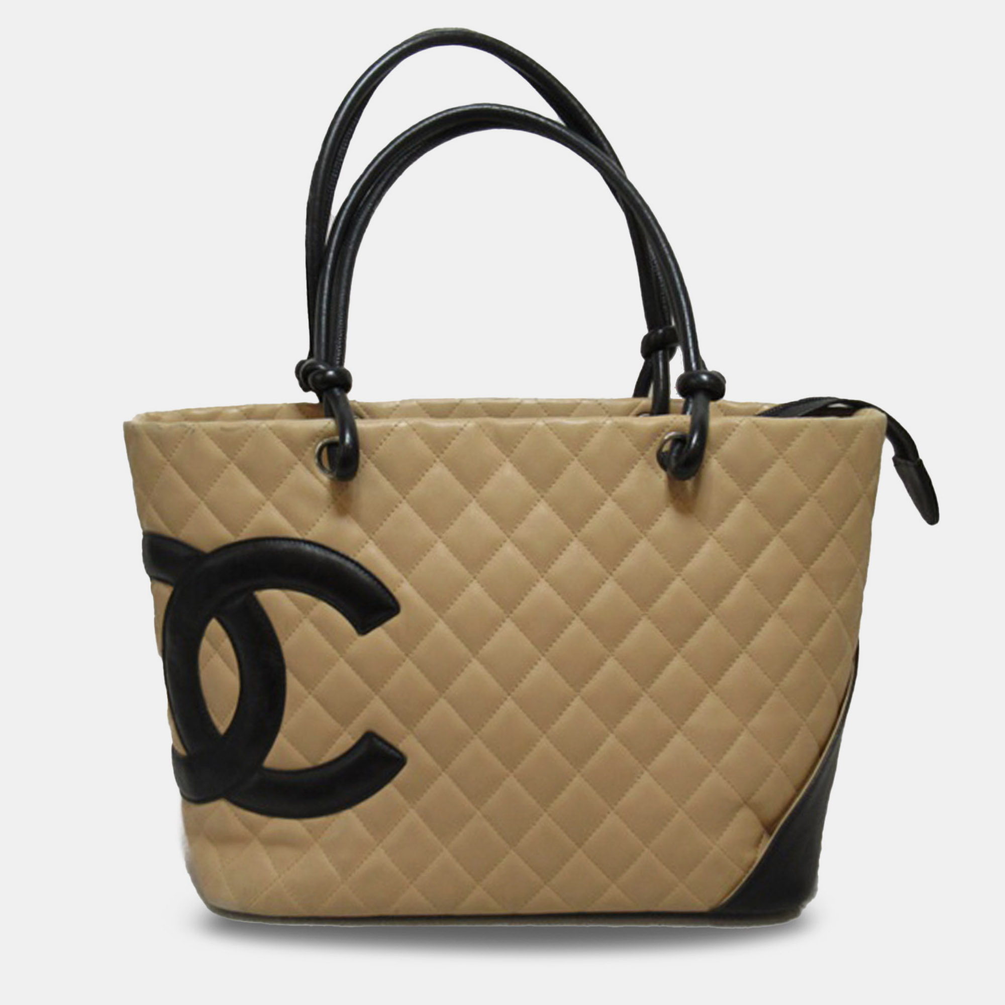 

Chanel Large Cambon Ligne Tote, Beige
