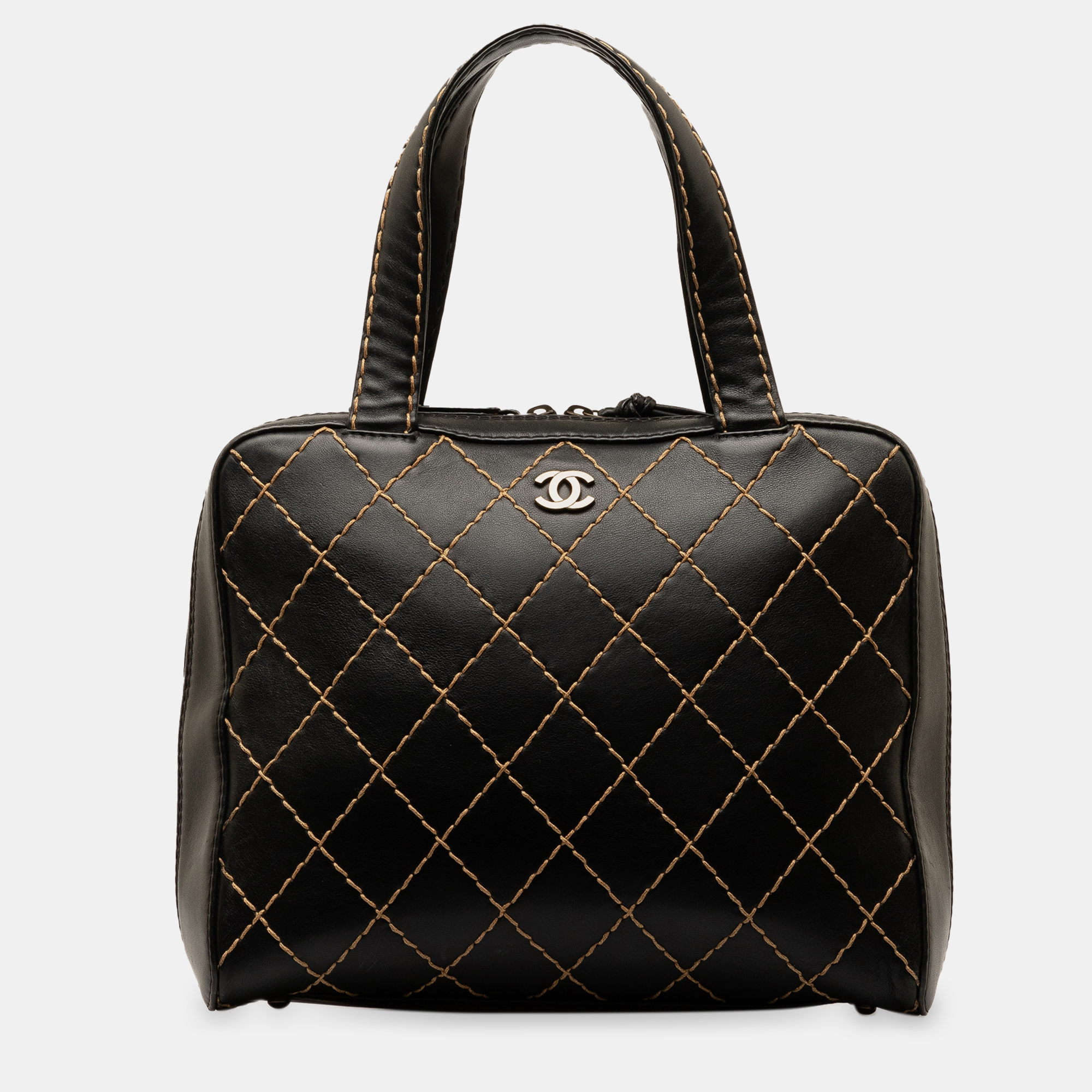 

Chanel CC Wild Stitch Handbag, Black