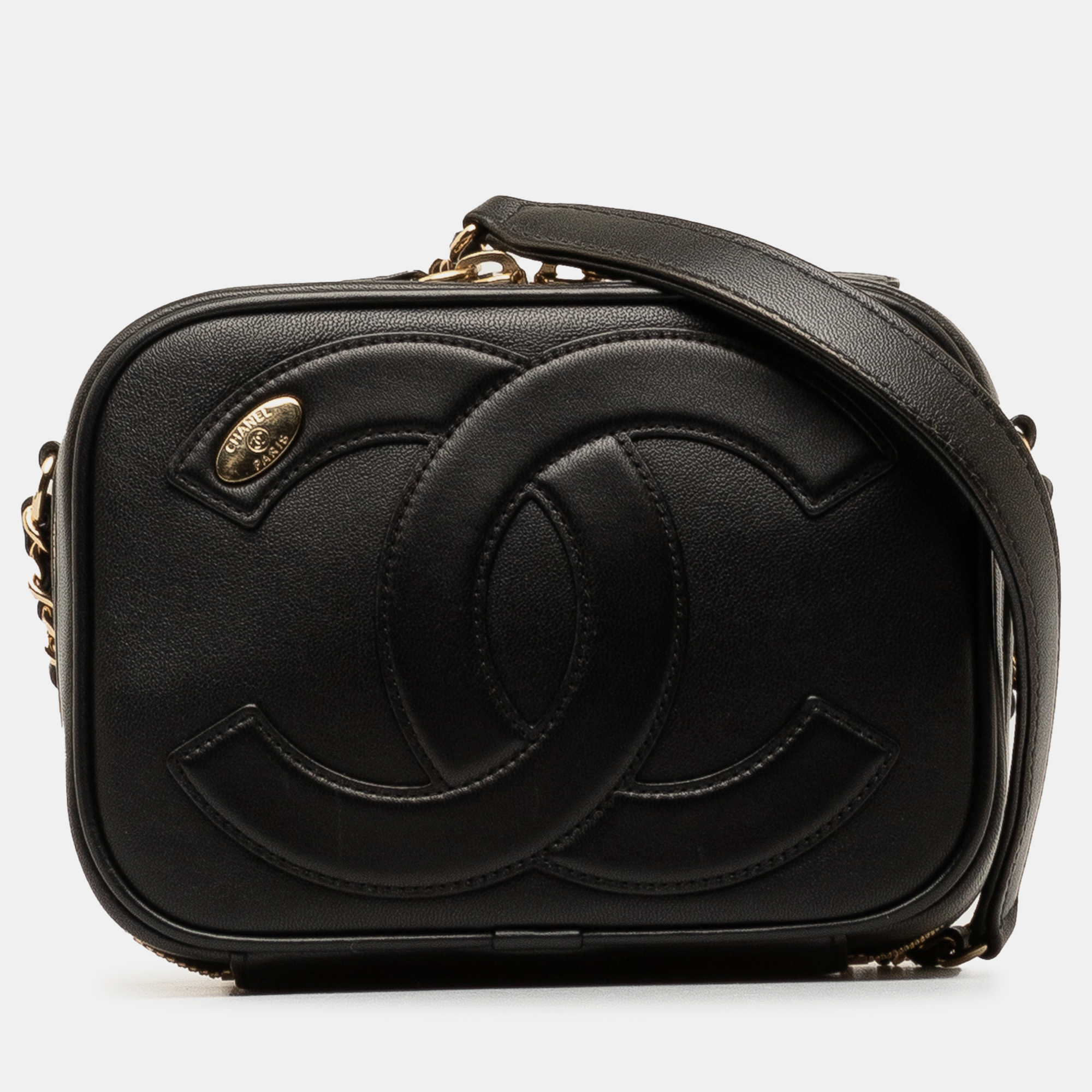 

Chanel CC Mania Camera Bag, Black