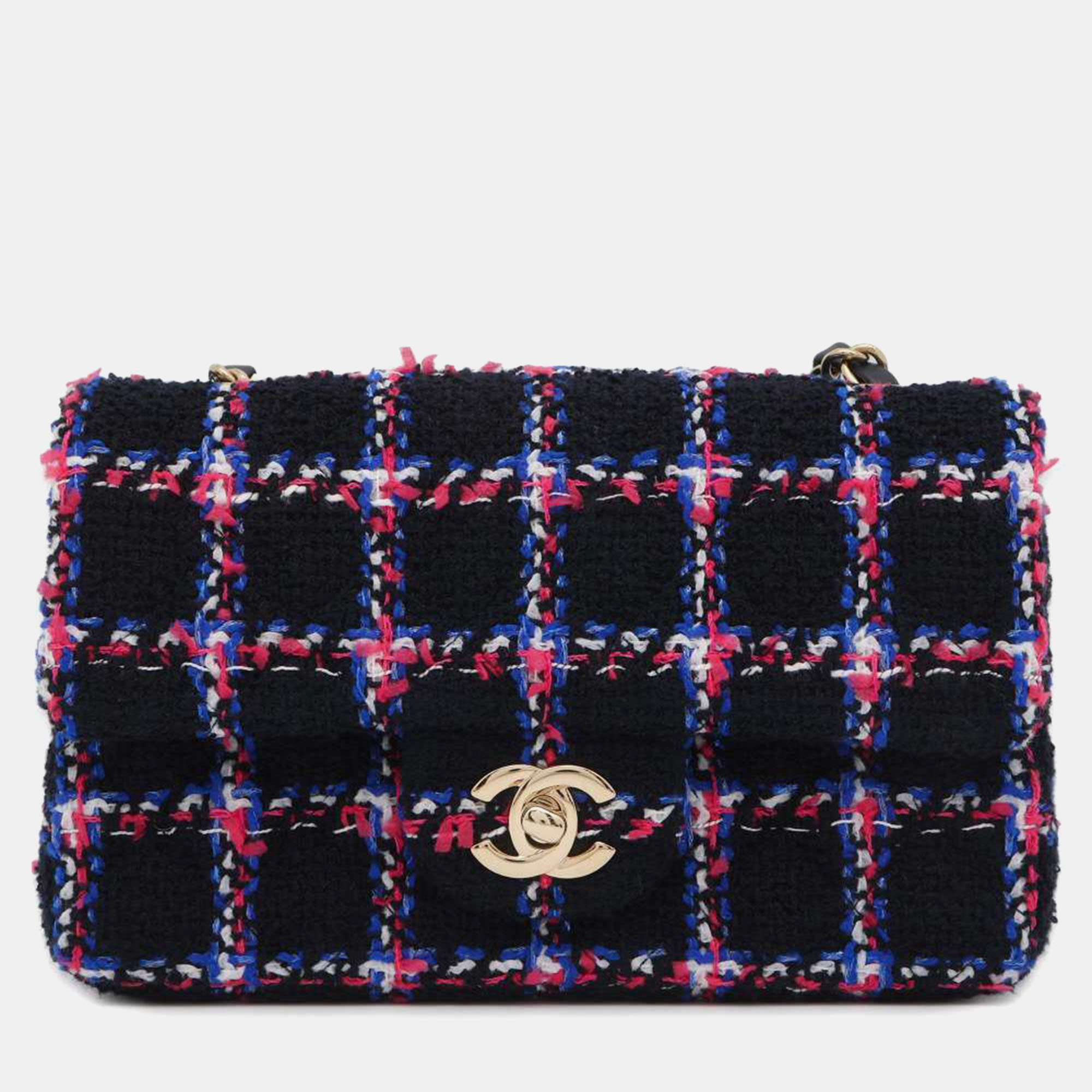 

Chanel Multi Tweed CC Flap Bag, Multicolor