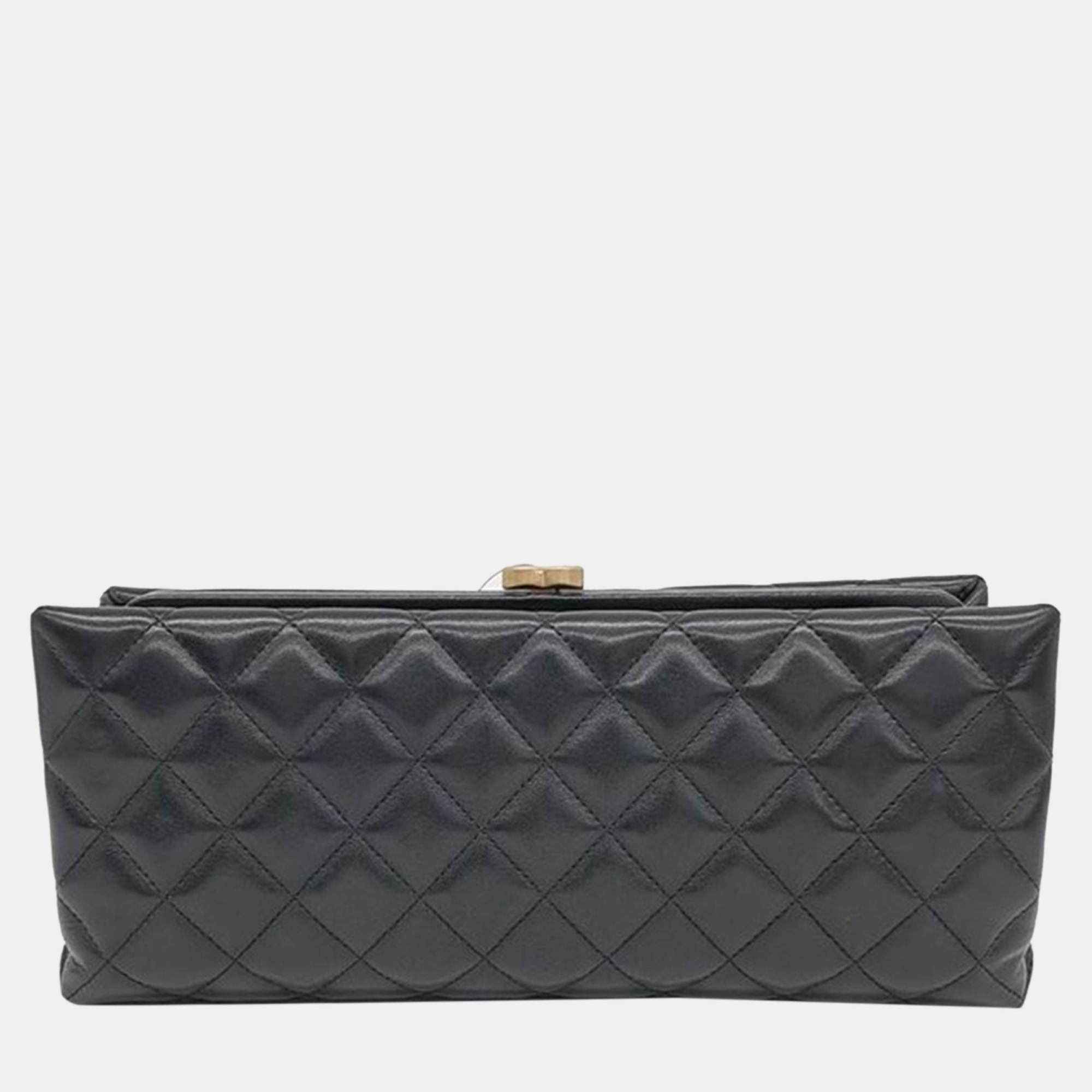 

Chanel Lambskin Clutch Bag, Black