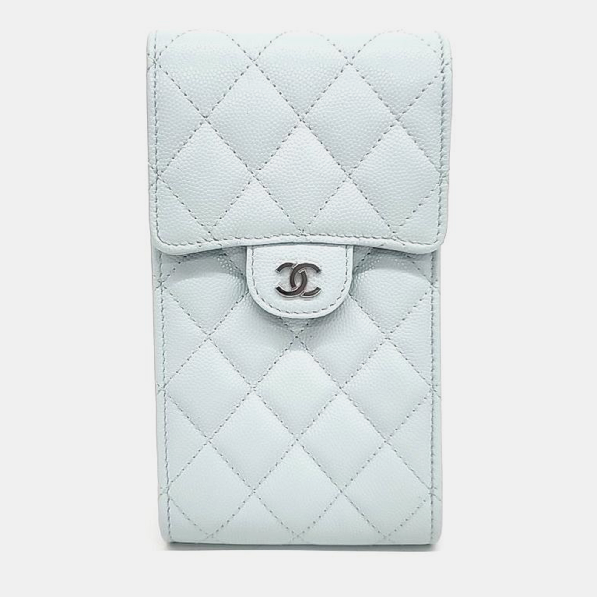 

Chanel Caviar Phone Holder and Crossbody Bag, Blue