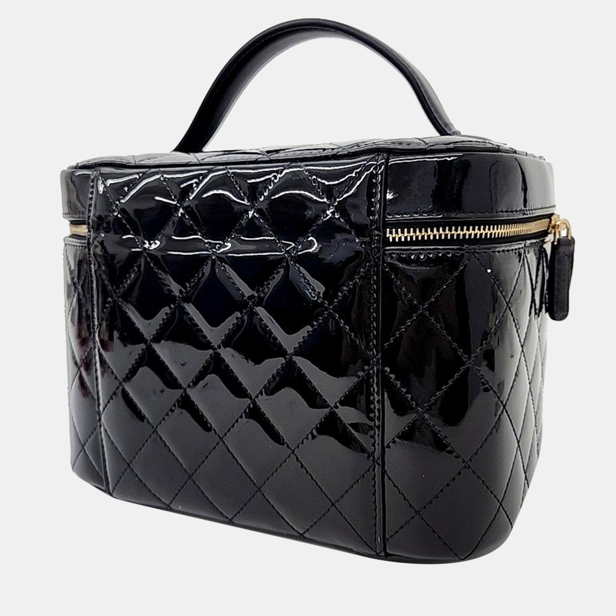 Chanel Patent Cosmetic Bag 