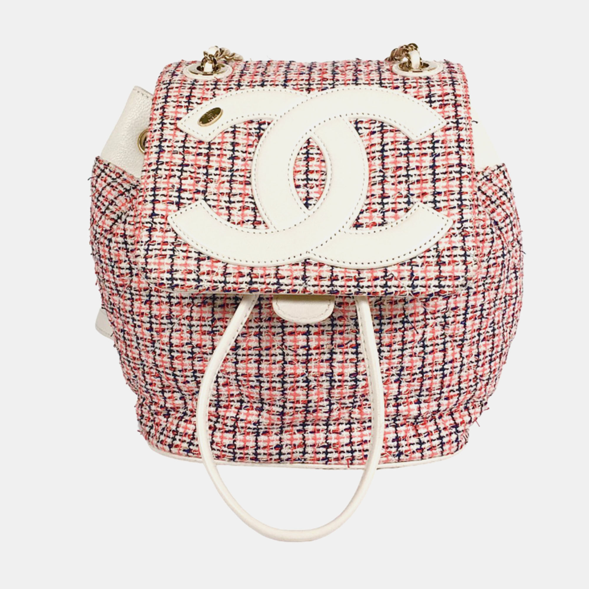 

Chanel Multicolour Tweed CC Mania Backpack, Multicolor