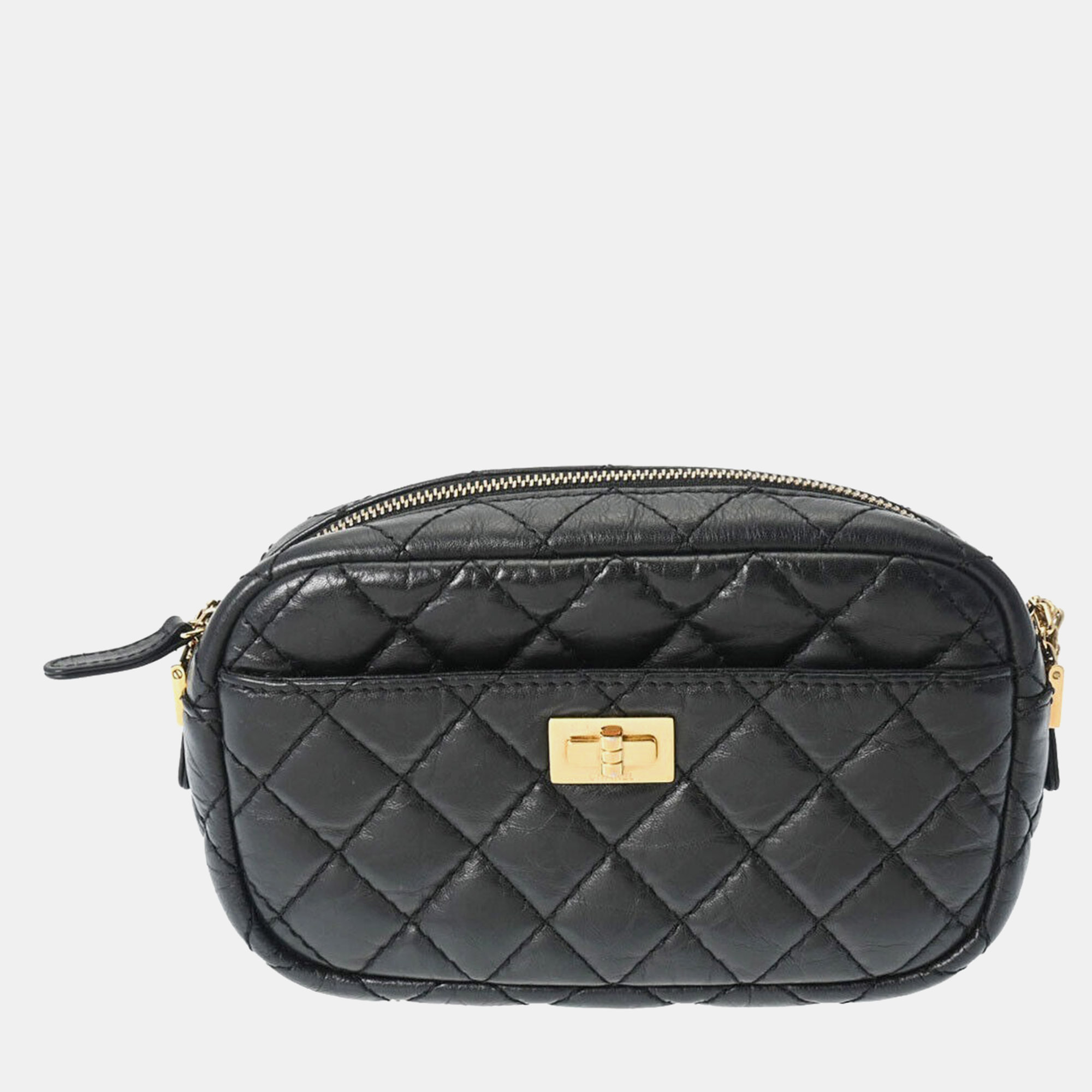 

Chanel Black Leather Reissue Clutch