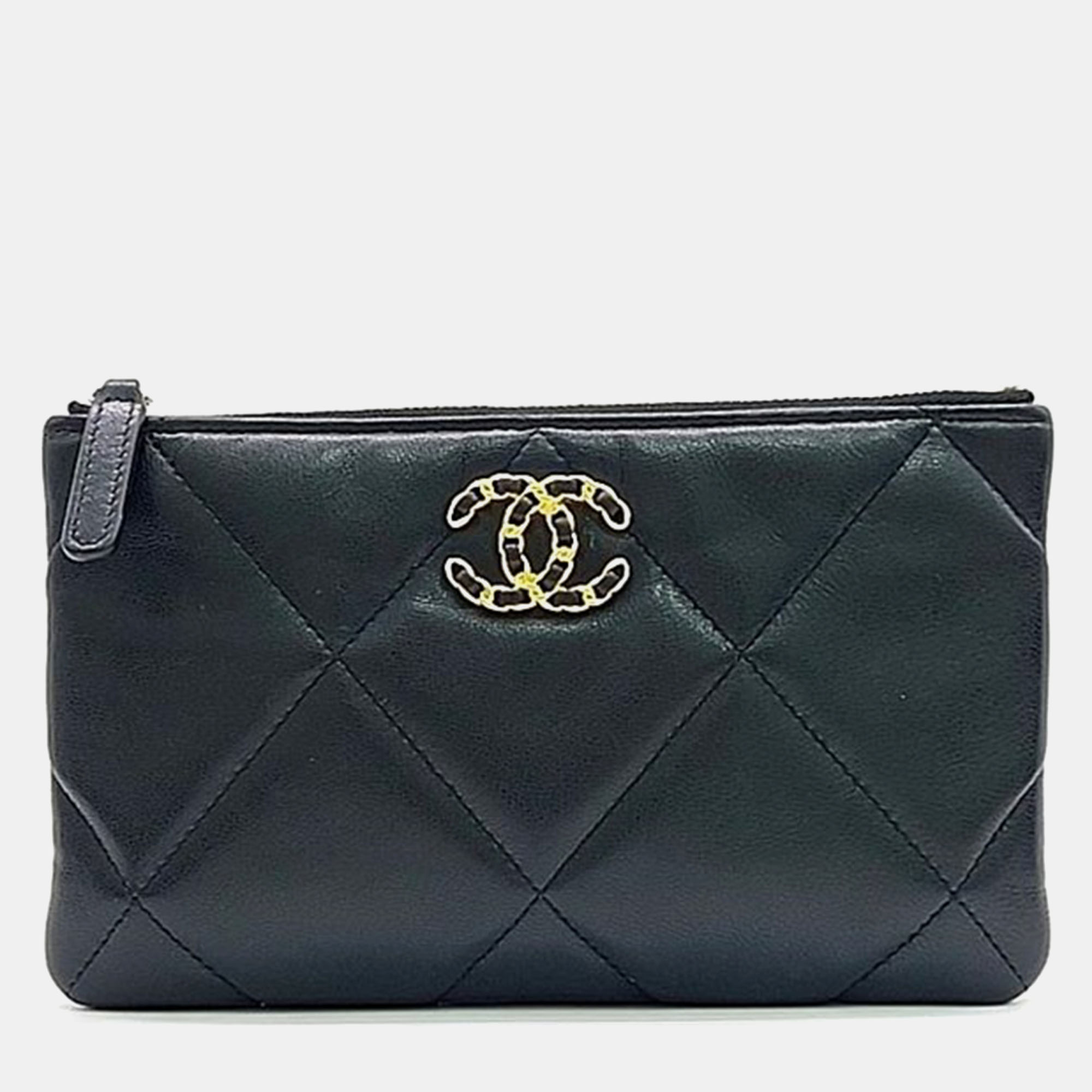 

Chanel 19 Small Pouch, Black