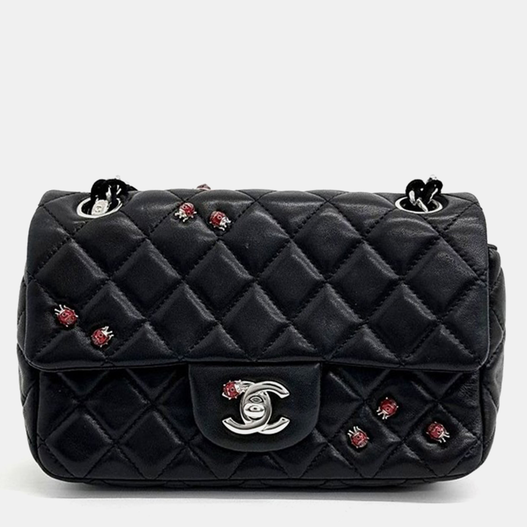 

Chanel Lambskin Ladybug Classic New Mini bag, Black