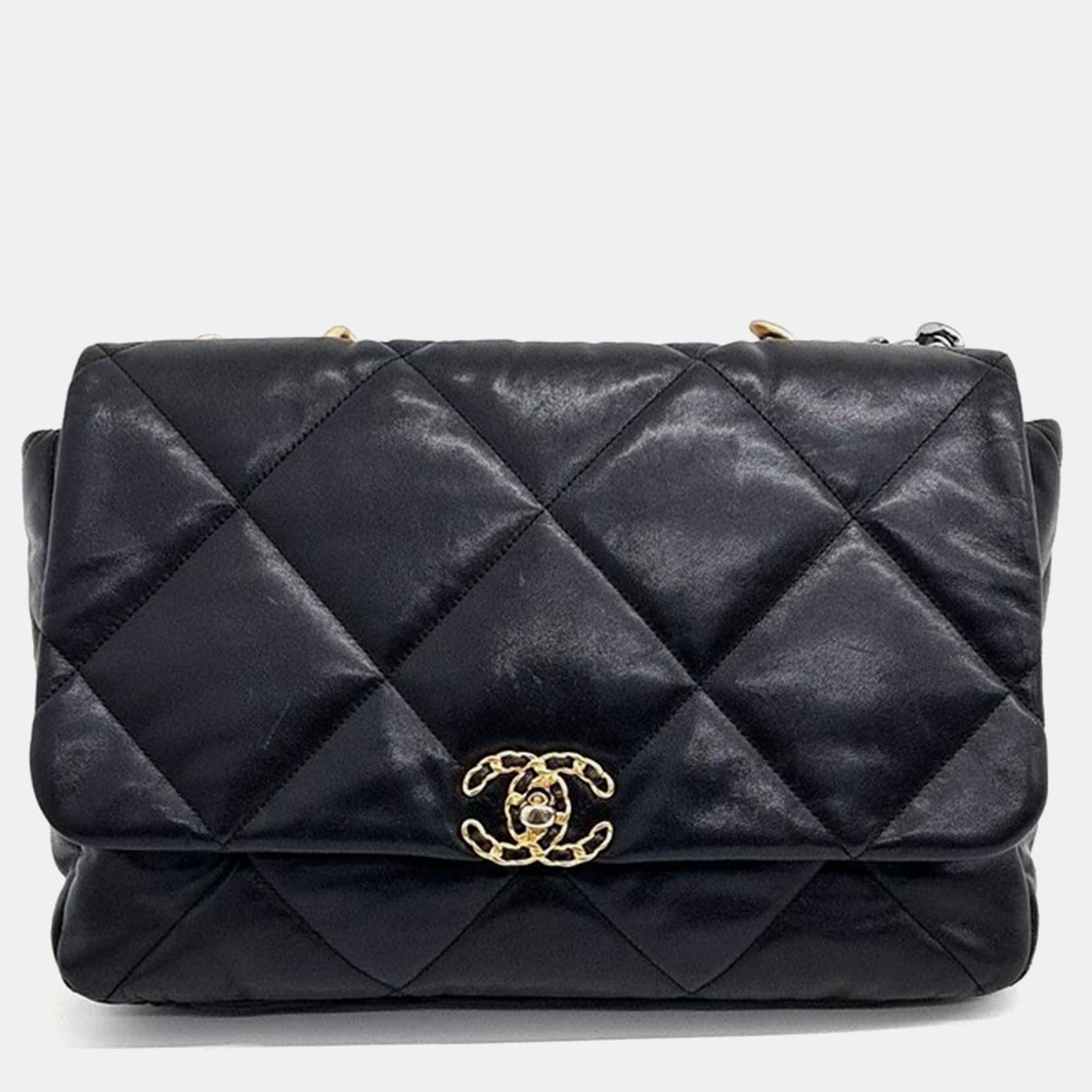 

Chanel 19 Maxi Flap Bag, Black