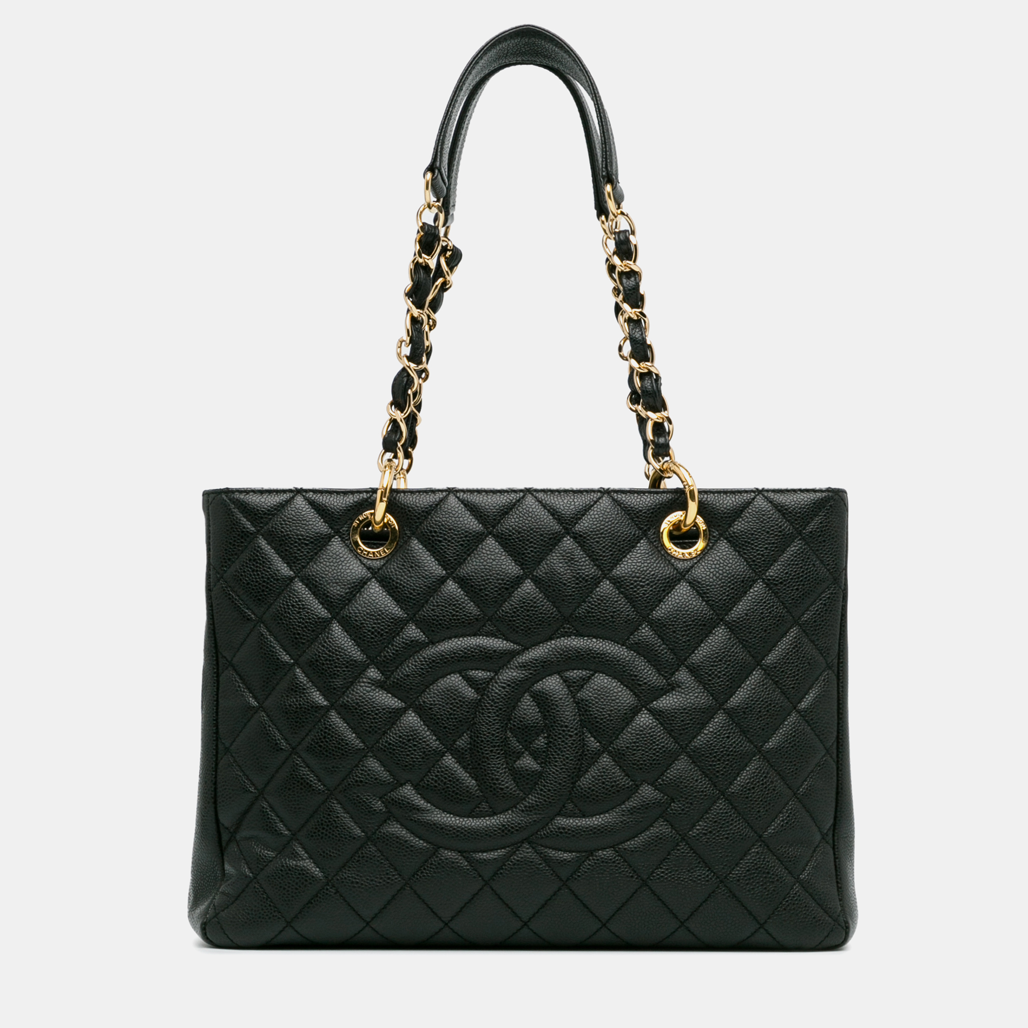 

Chanel Caviar Grand Shopping Tote, Black