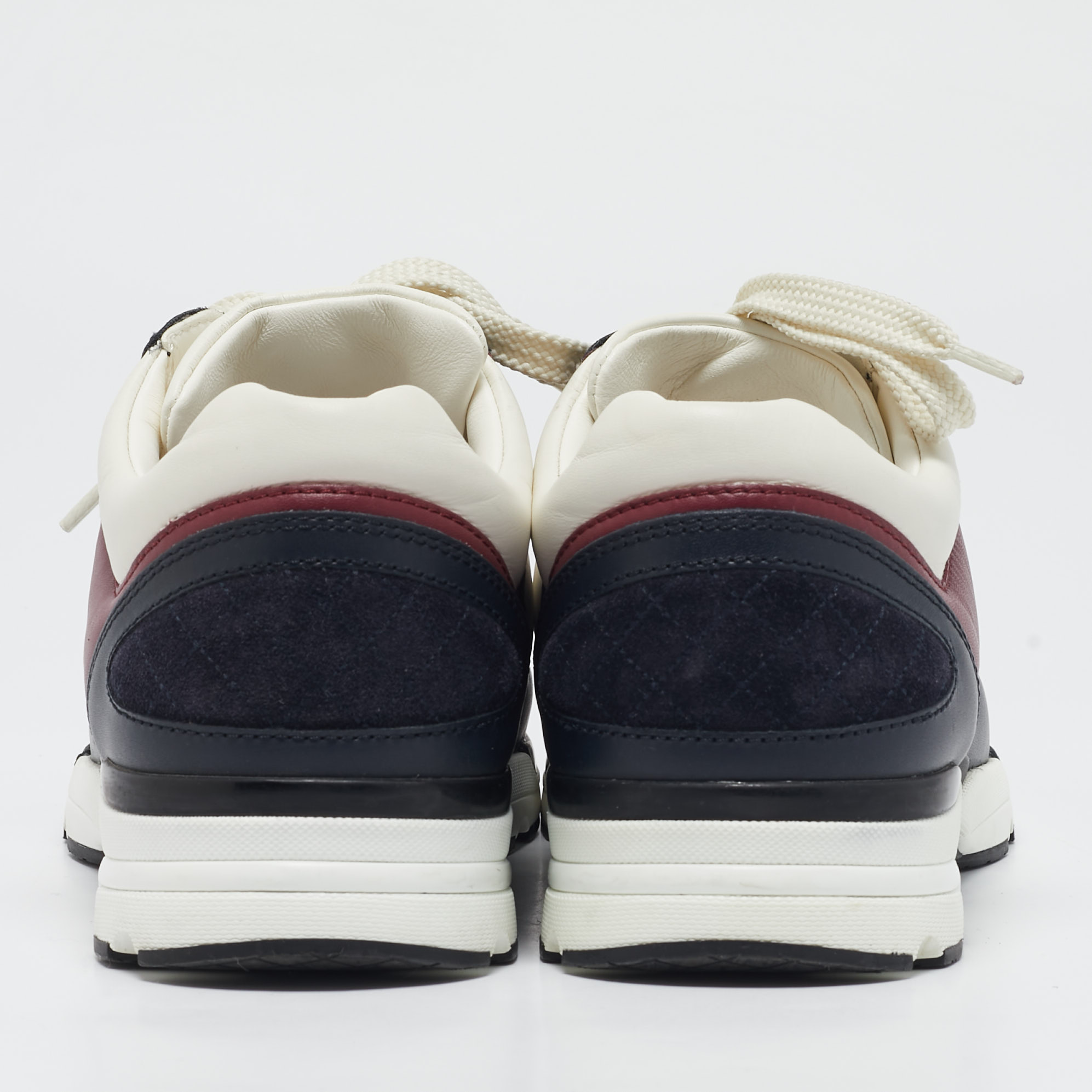 Chanel Multicolor Leather CC Low Top Sneakers Size 37.5 