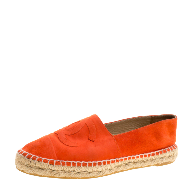 orange espadrilles