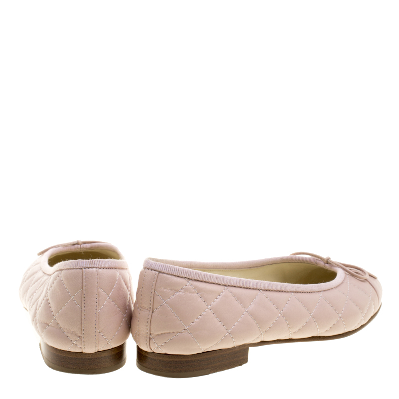 quilted chanel ballet flats