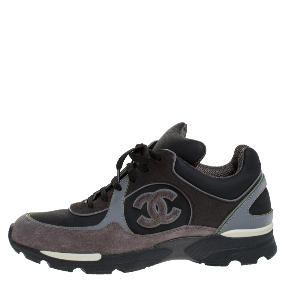 chanel grey shoes