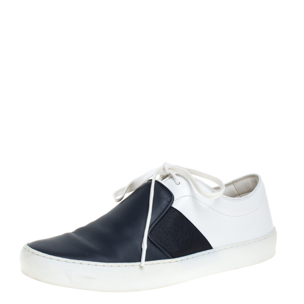chanel shoes blue and white