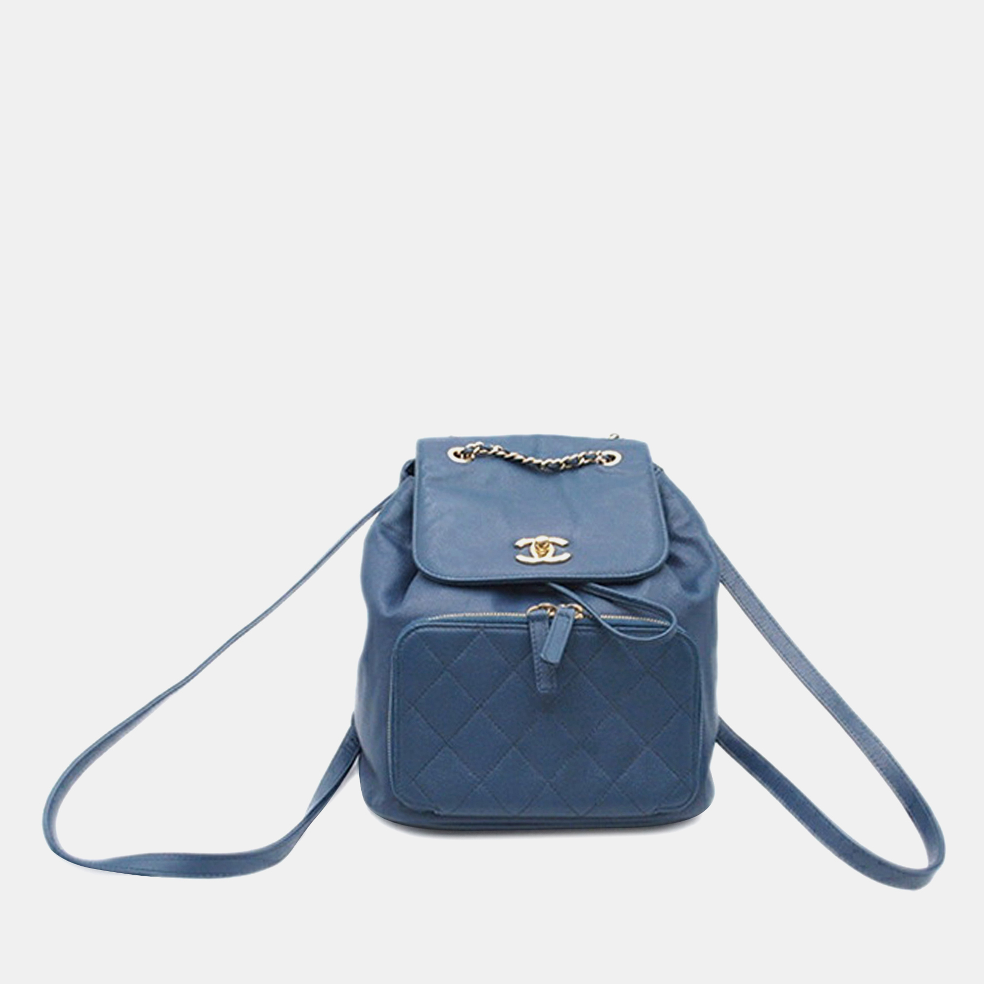 

Chanel Caviar Business Affinity Backpack, Blue