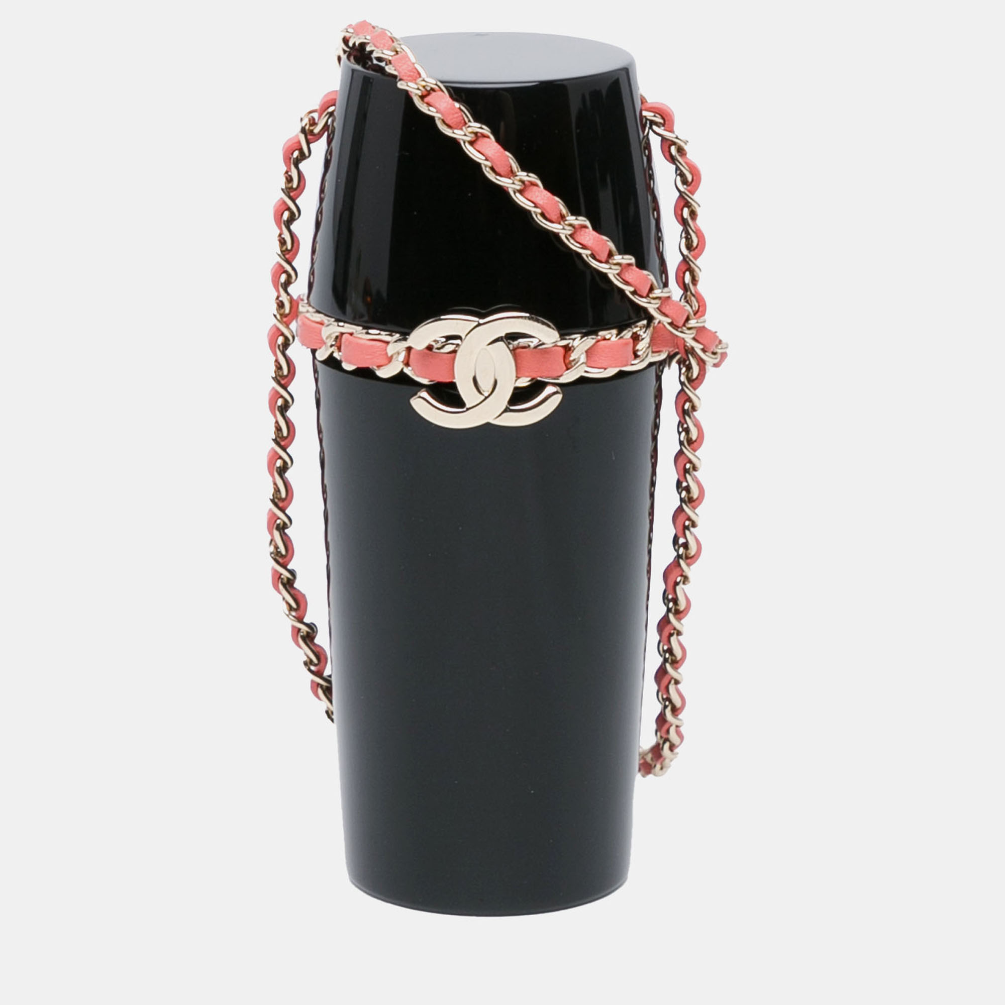 

Chanel Black Lucite Lipstick Case On Chain