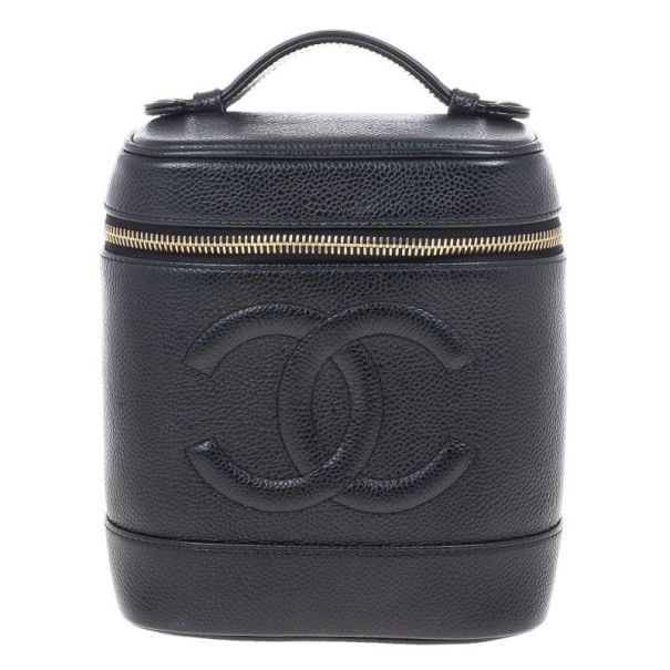 Pre Owned Chanel Caviar CC Vanity Bag