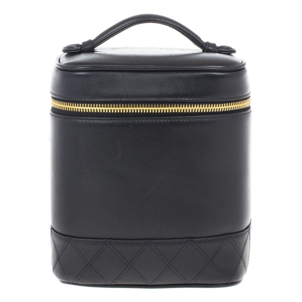 Pre Owned Chanel Lambskin Vanity Bag