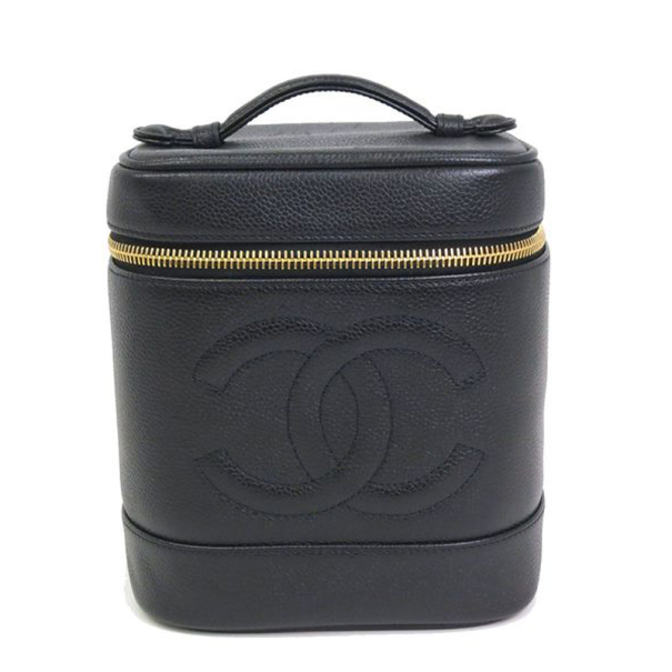 chanel caviar cosmetic vanity bag