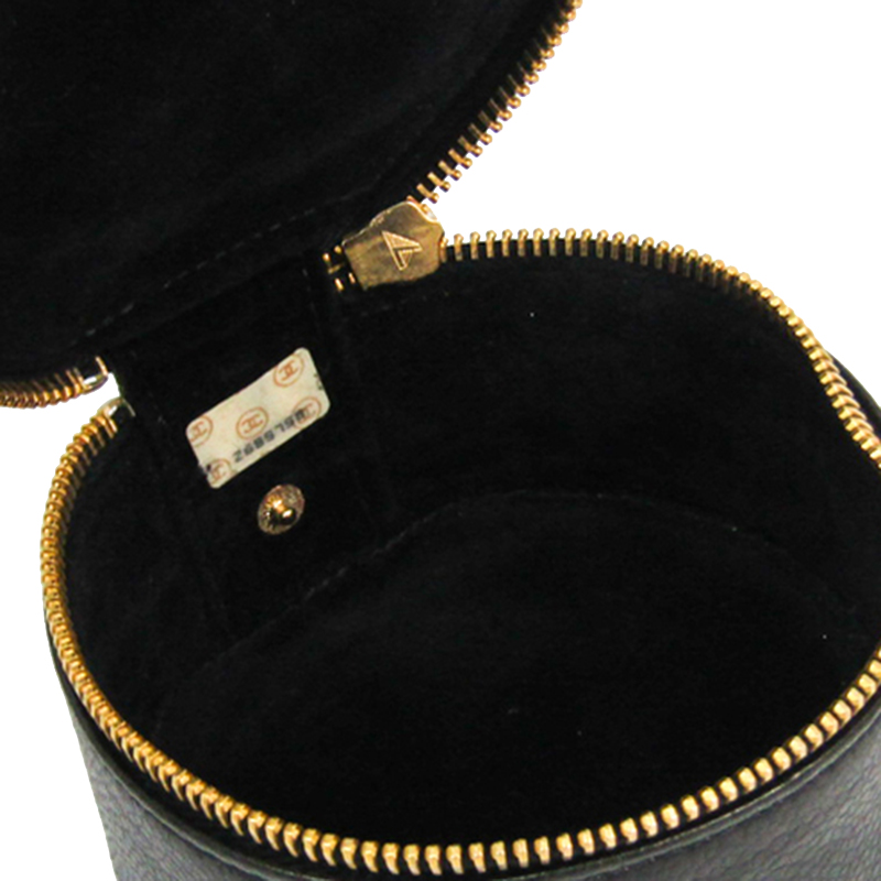 

Chanel Black Caviar Leather Jewelry Case