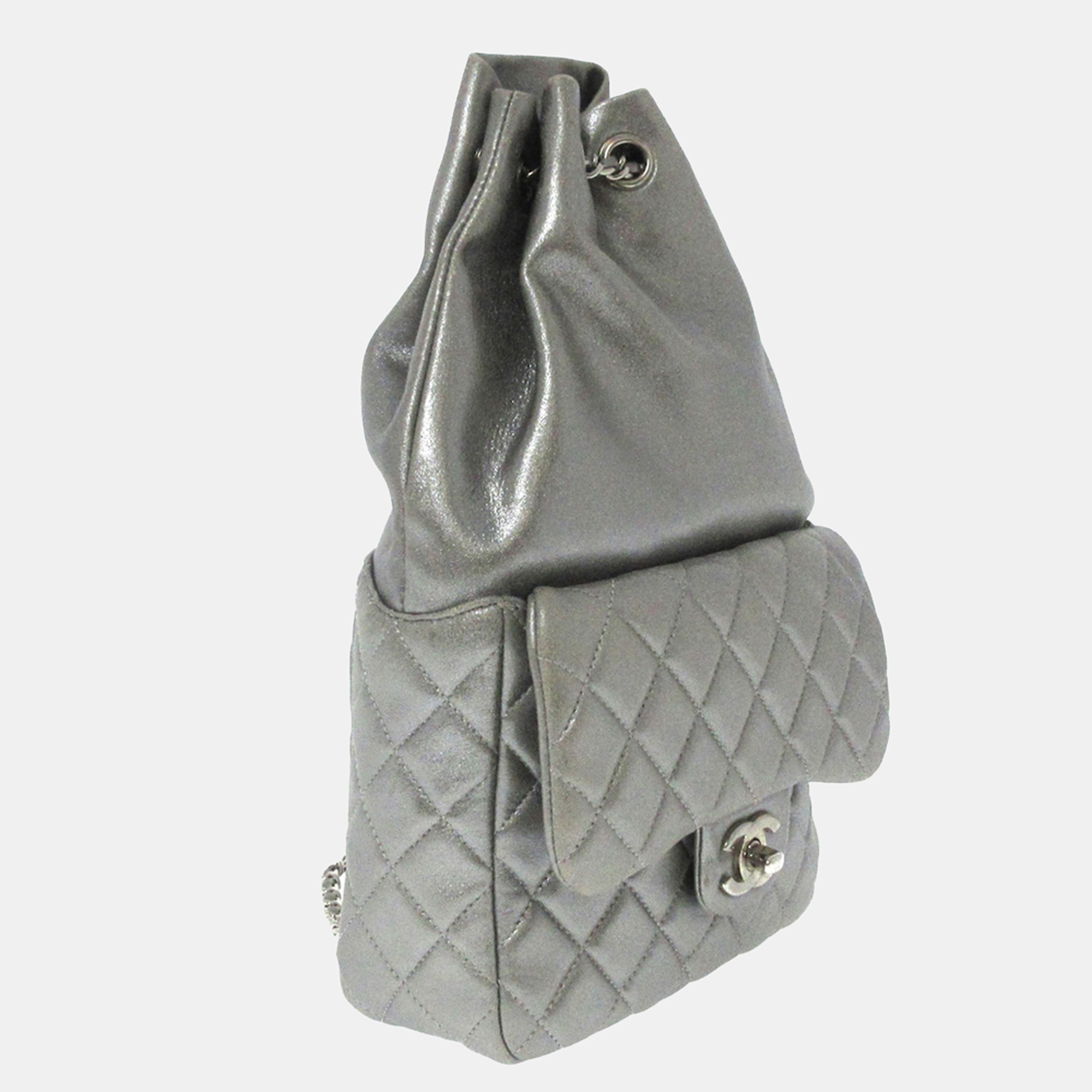 

Chanel Silver Small In Seoul Backpack
