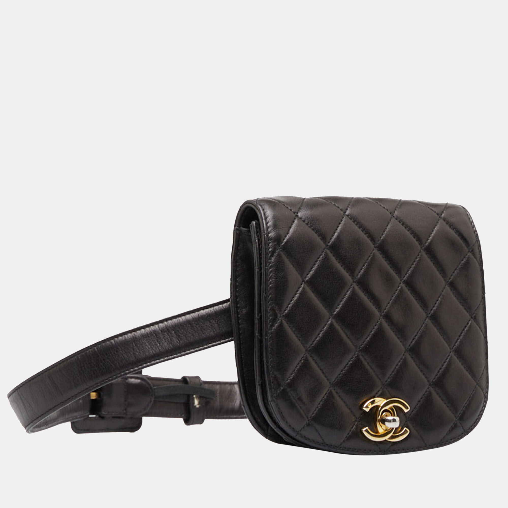 

Chanel Black CC Matelasse Belt Bag