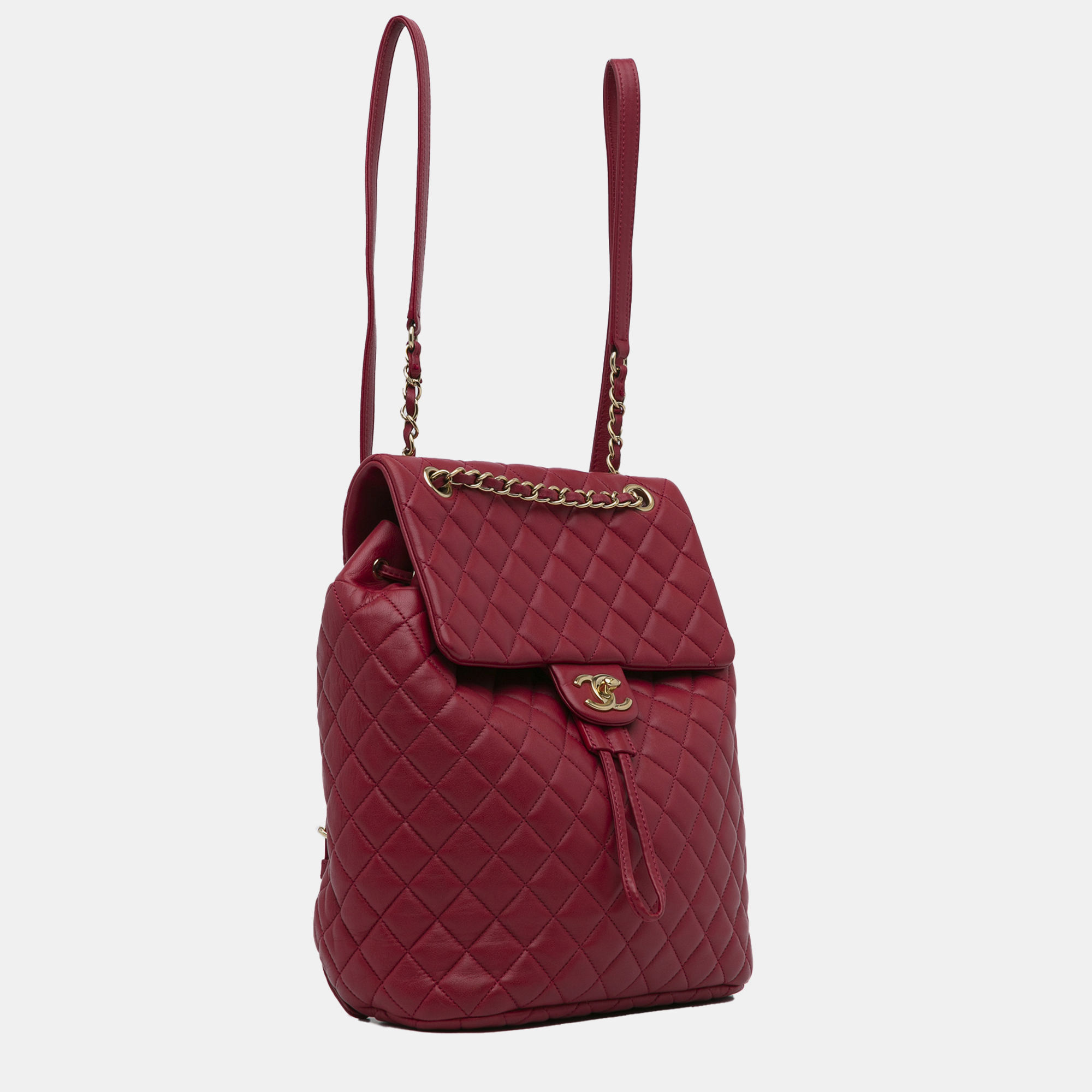 

Chanel Large Urban Spirit Backpack, Red