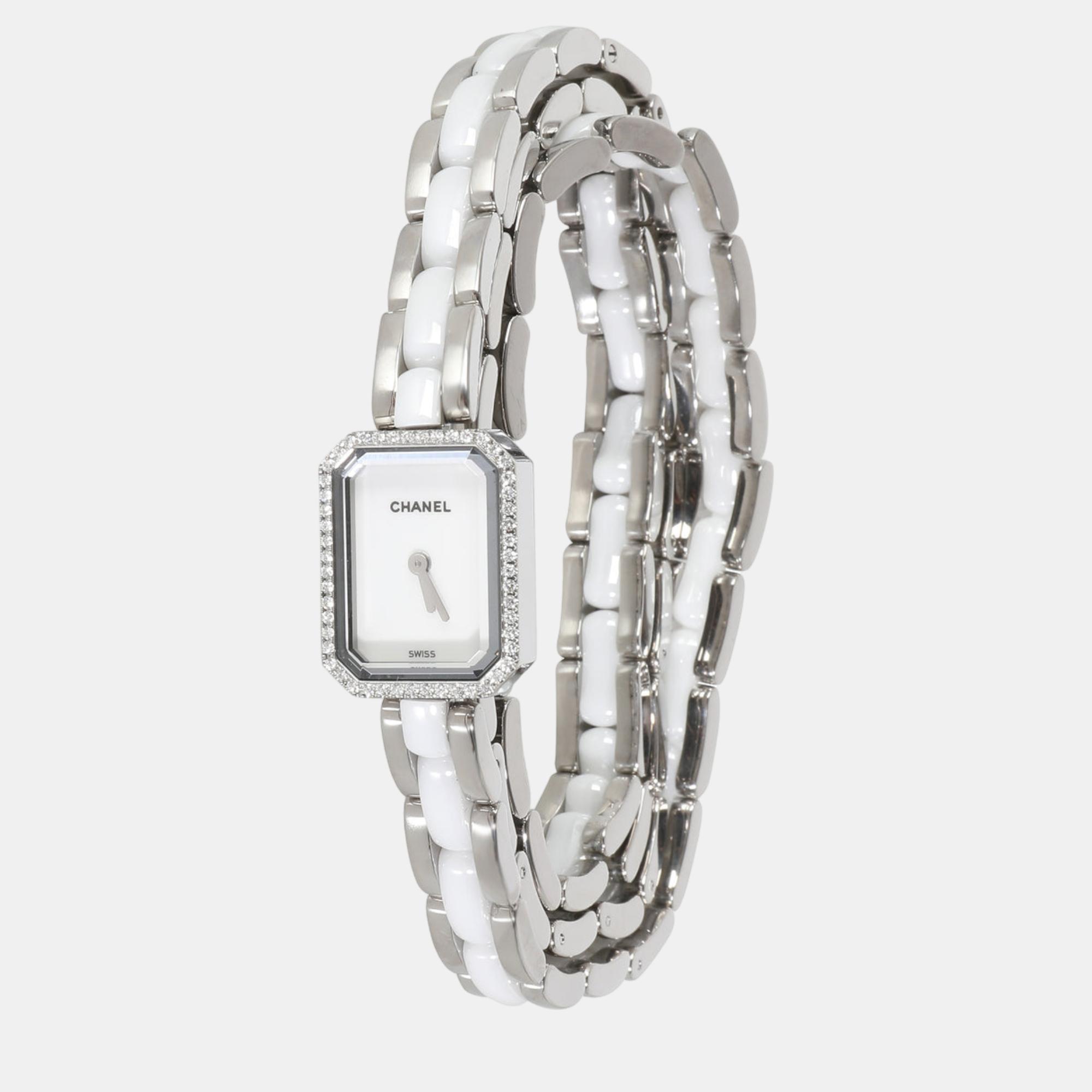 

Chanel White Stainless Steel Premiere H3059 Quartz Women's Wristwatch