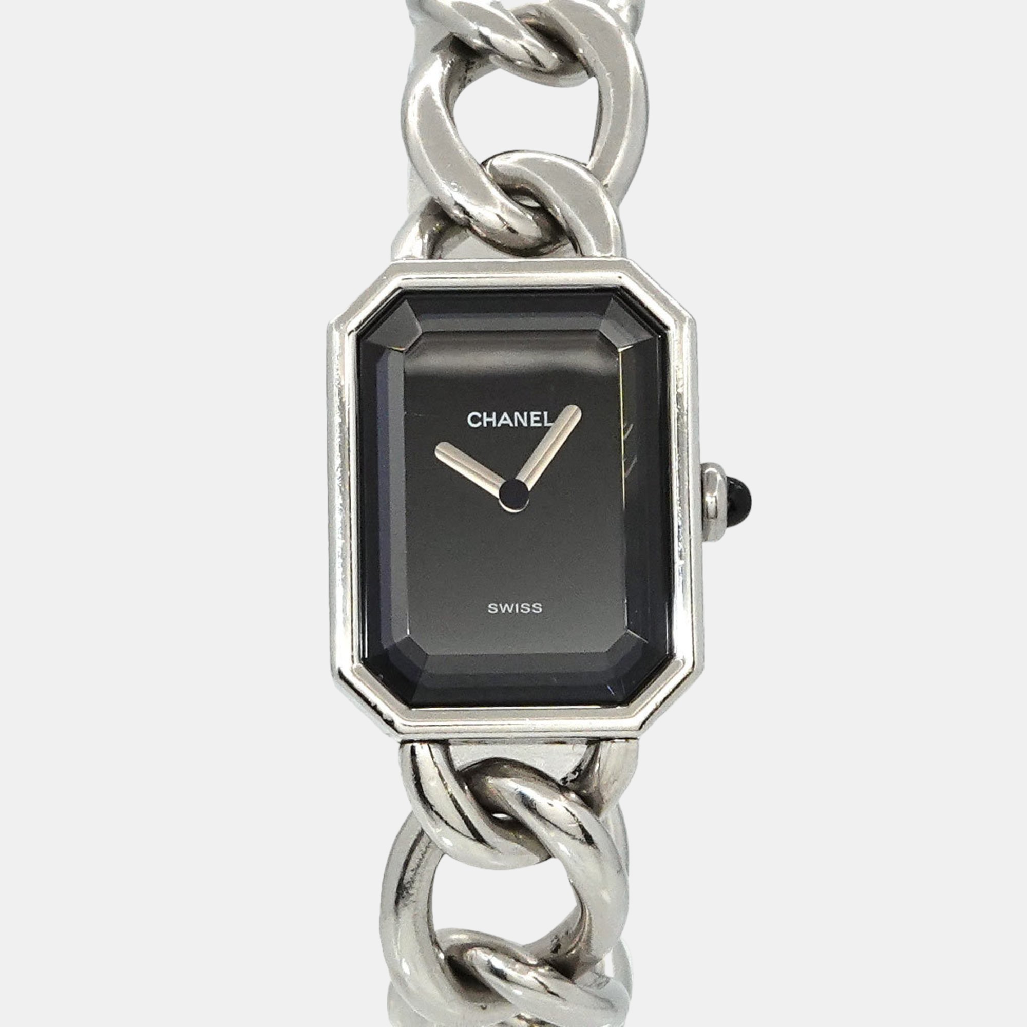 

Chanel Black Stainless Steel Premiere H0452 Quartz Women's Wristwatch 20 mm