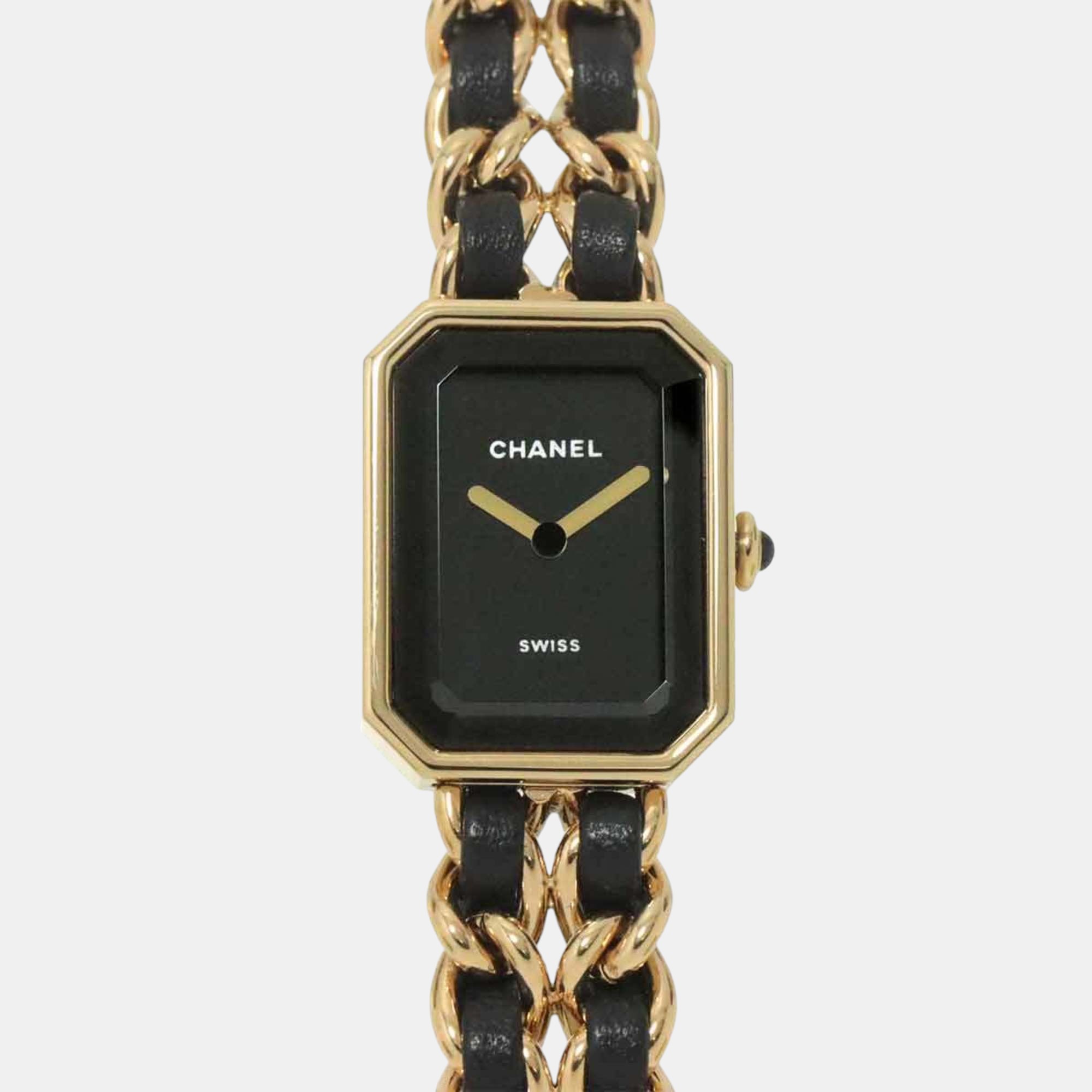 

Chanel Black Stainless Steel Premiere H6951 Quartz Women's Wristwatch 20 mm