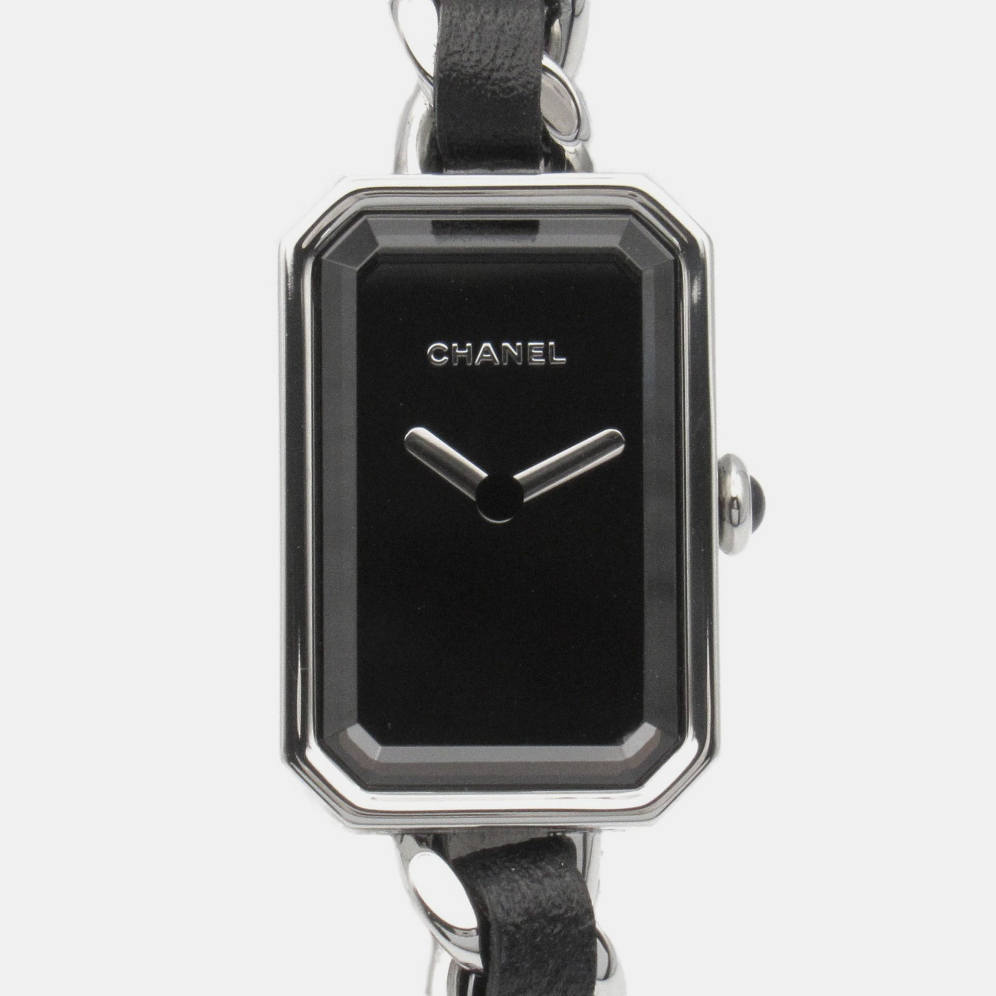 

Chanel Black Stainless Steel Premiere Quartz Women's Wristwatch 16 mm