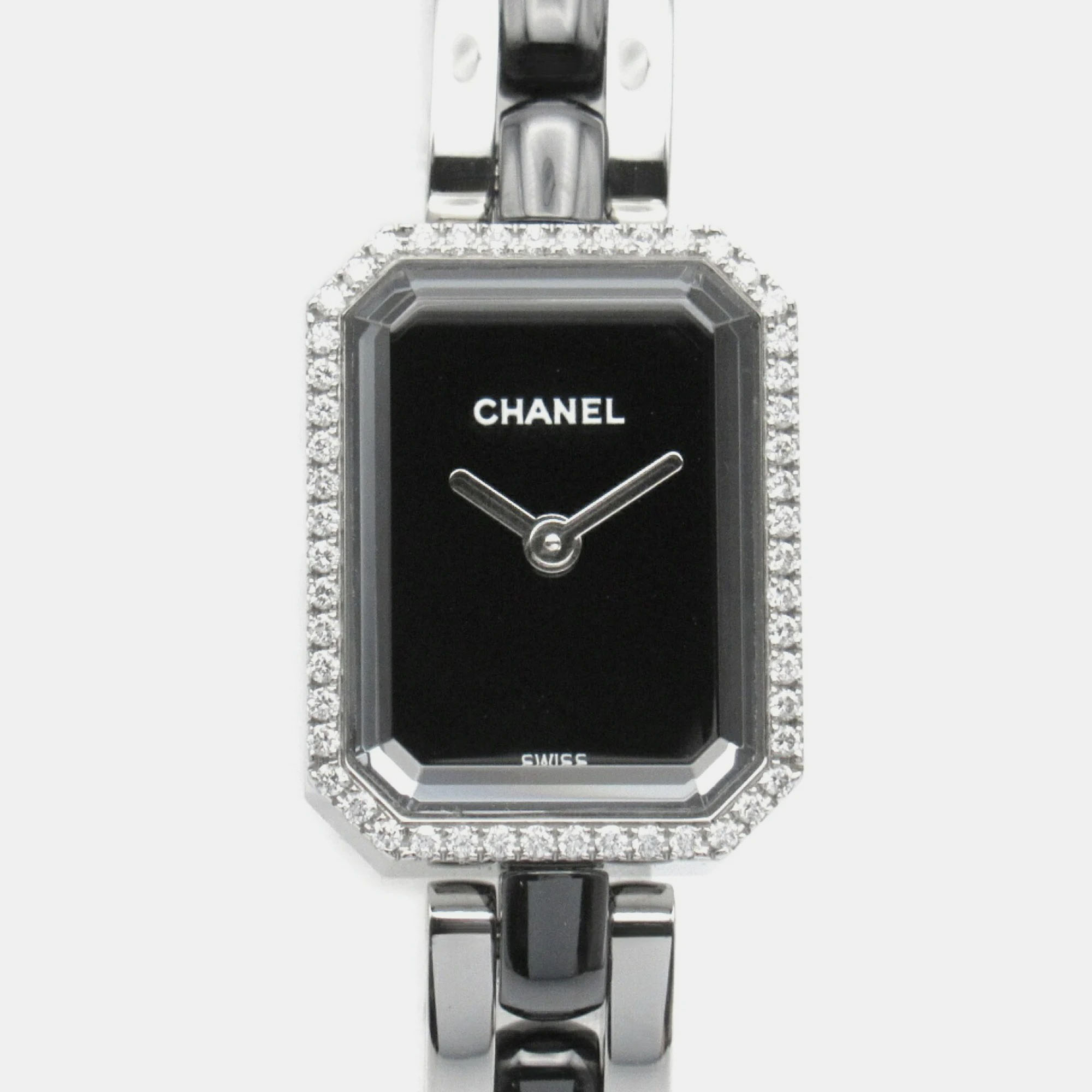 

Chanel Black Ceramic Stainless Steel Premiere H2163 Quartz Women's Wristwatch