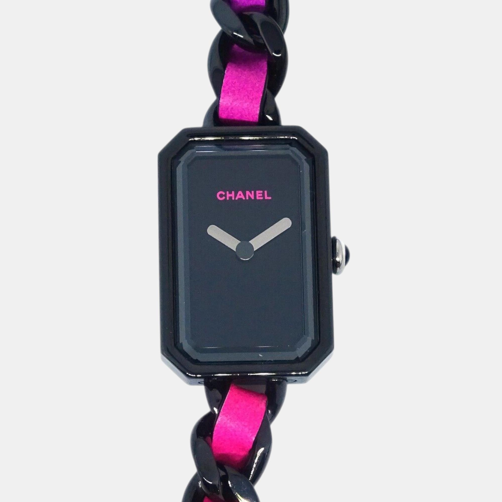 

Chanel Black Stainless Steel Premiere H6950 Quartz Women's Wristwatch