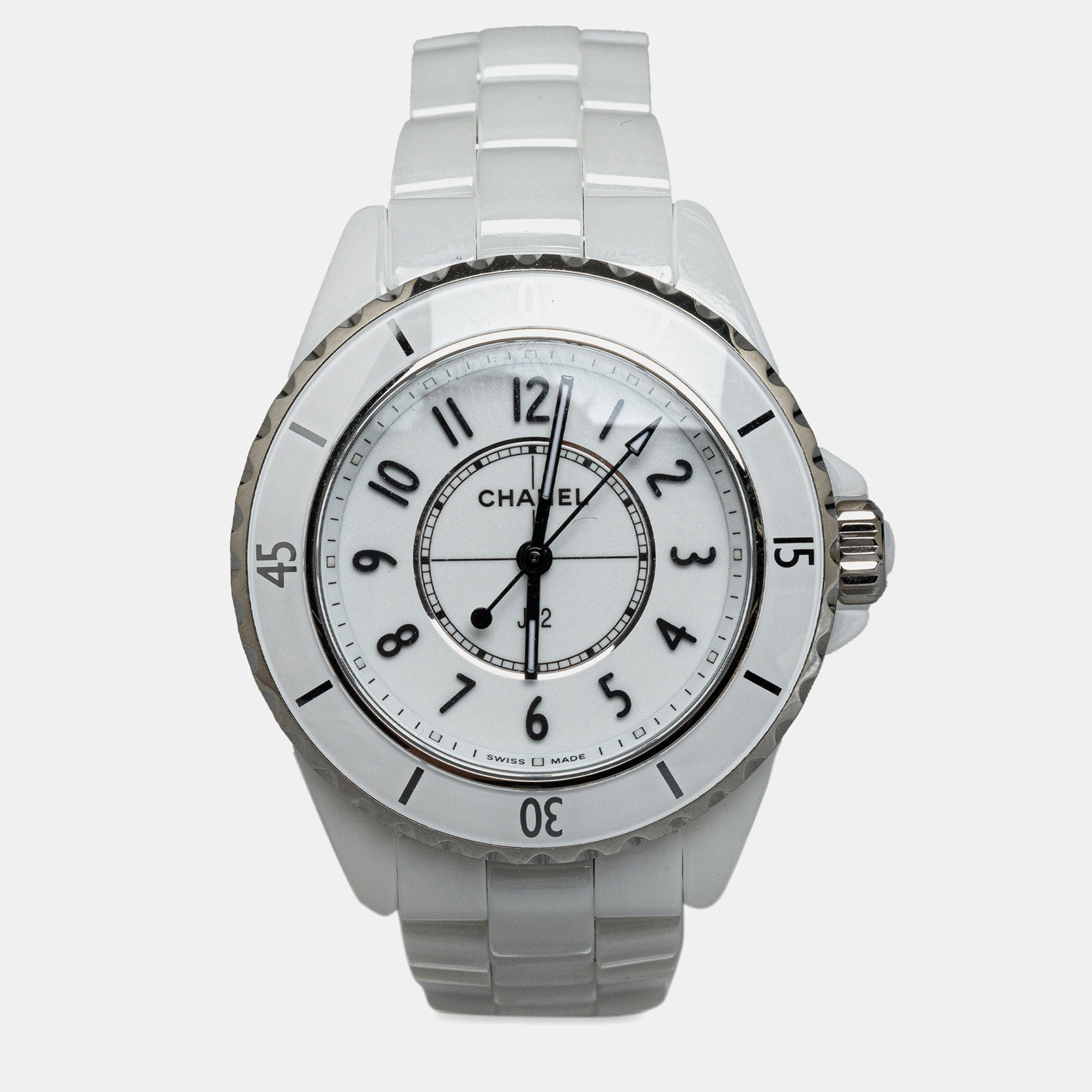 

Chanel White Ceramic J12 Women's Wristwatch