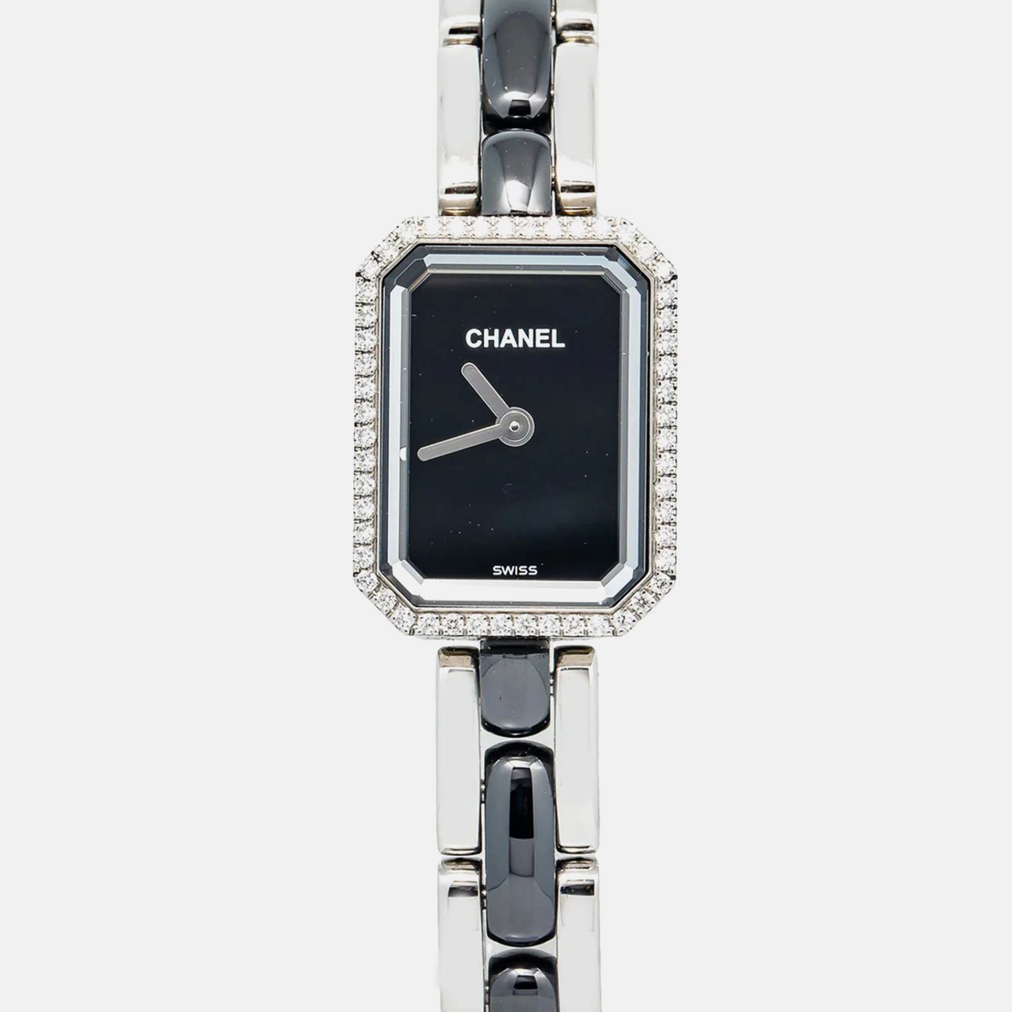 

Chanel Premiere H2163 Quartz Black Stainless Steel Women's Wristwatch