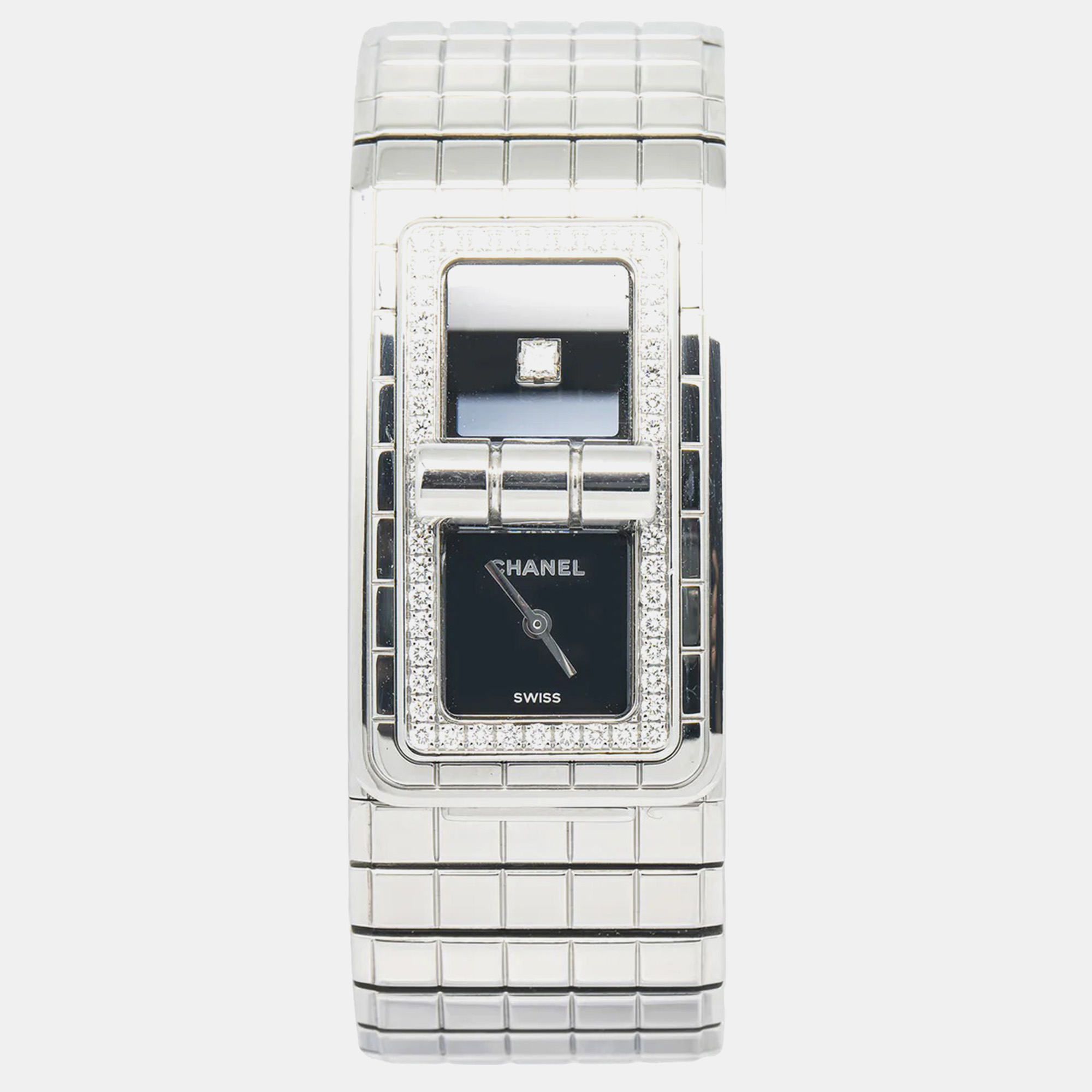 

Chanel Coco H5145 Quartz Black Stainless-Steel Diamond Women's Wristwatch